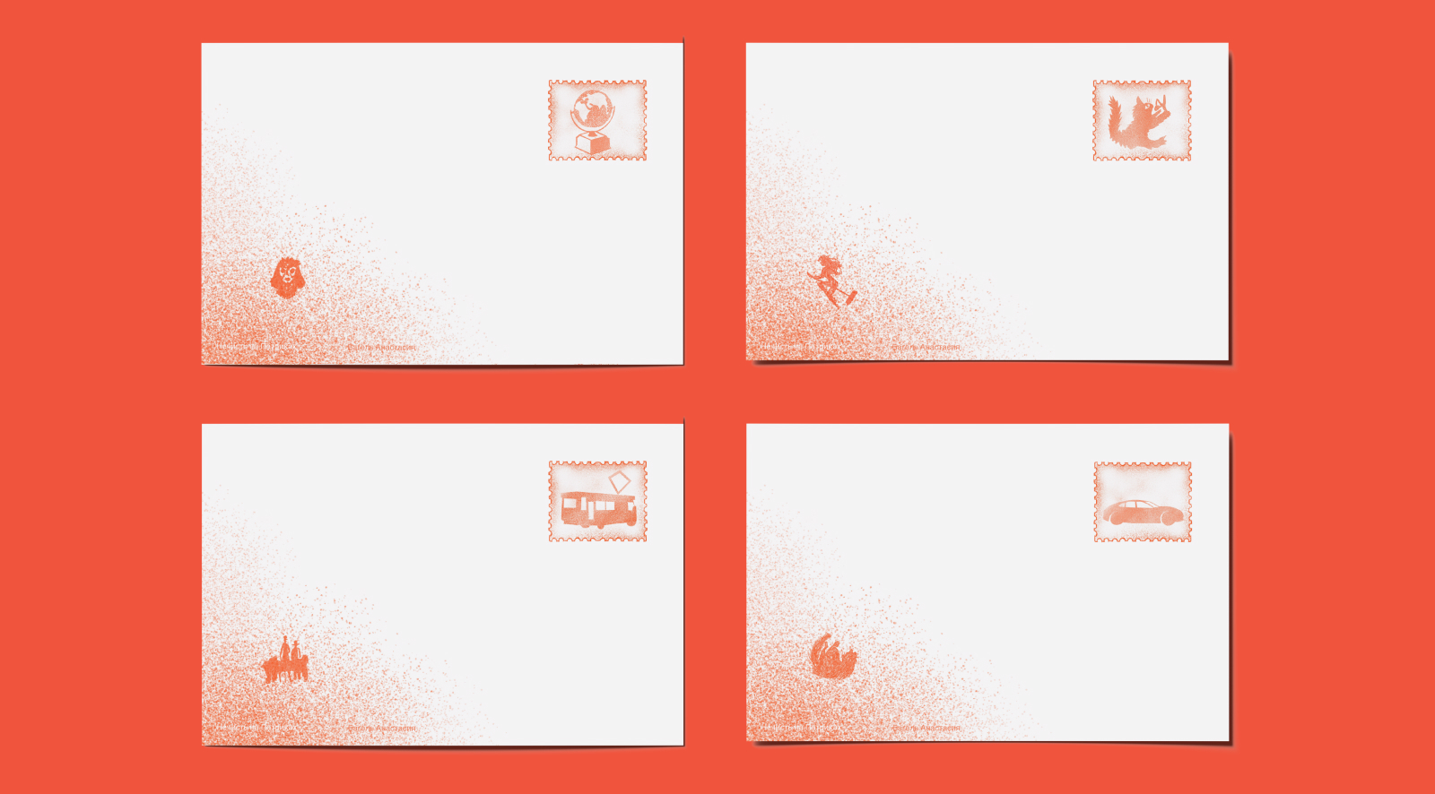 Открытки «Нечисть на Патриках» / копиркография — Изображение №4 — Иллюстрация, Графика на Dprofile