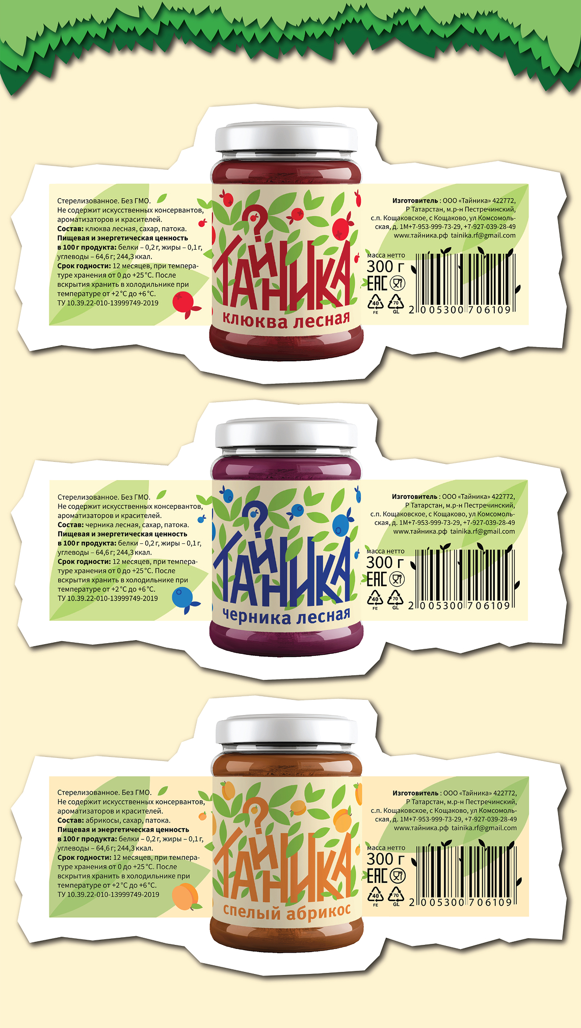 Варенье / Дизайн этикеток — Изображение №2 — Брендинг на Dprofile