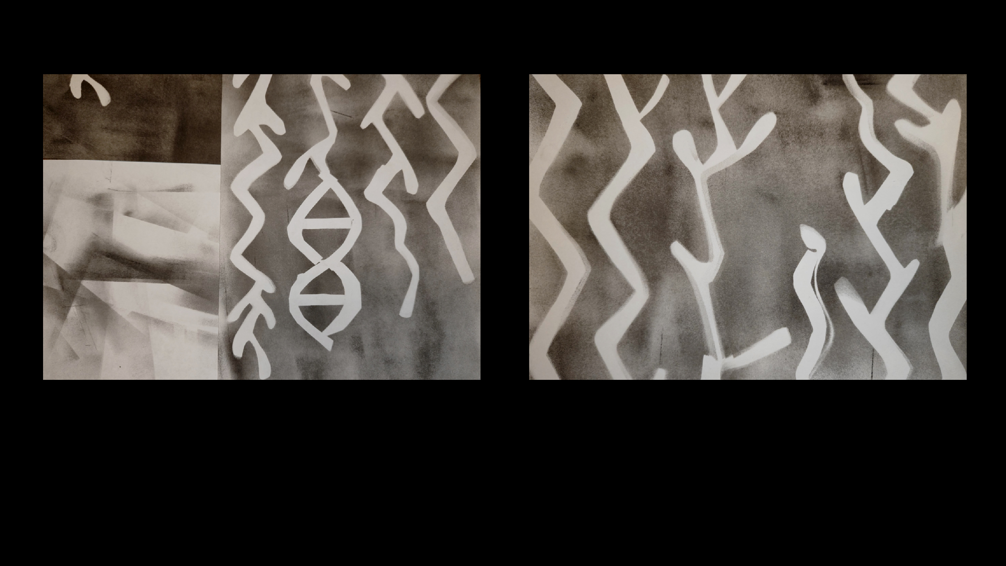 Техника трафарета. Графическая серия. — Изображение №4 — Графика на Dprofile