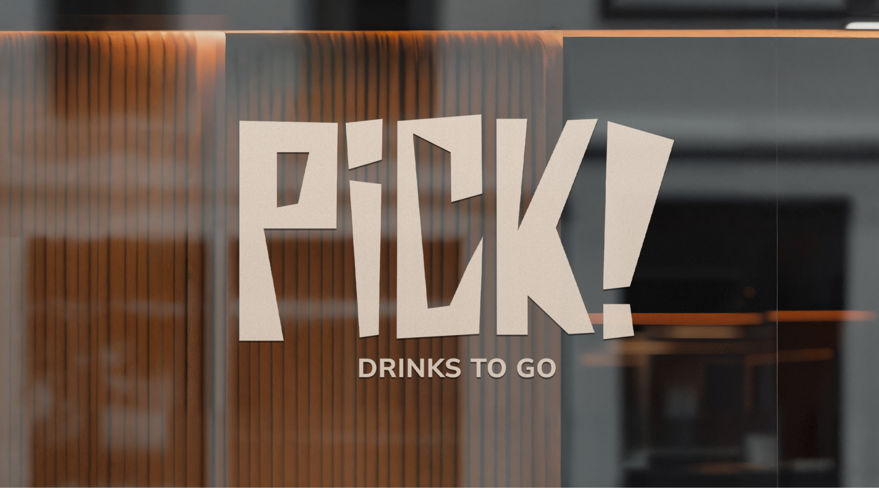 Айдентика кофейни на вынос Pick! — Изображение №1 — Брендинг на Dprofile