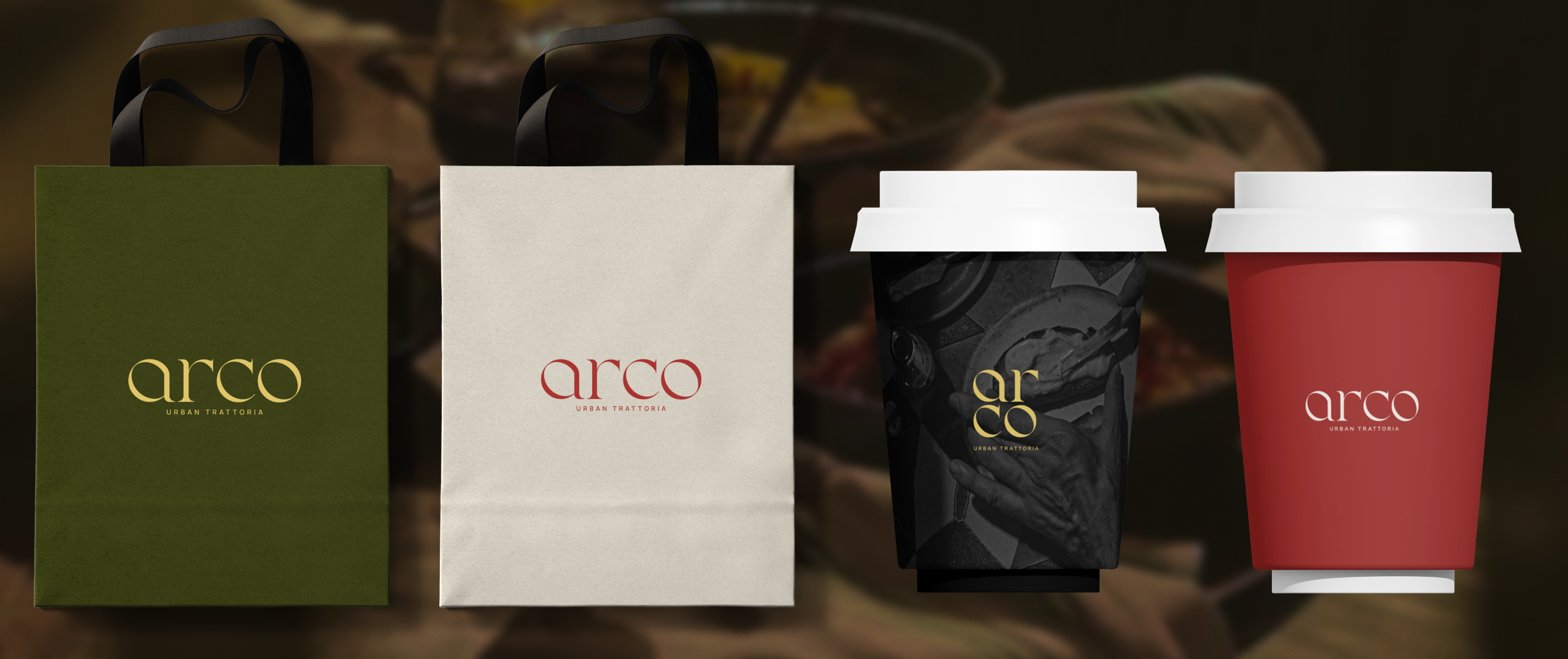 Айдентика для траттории ARCO — Изображение №8 — Брендинг на Dprofile