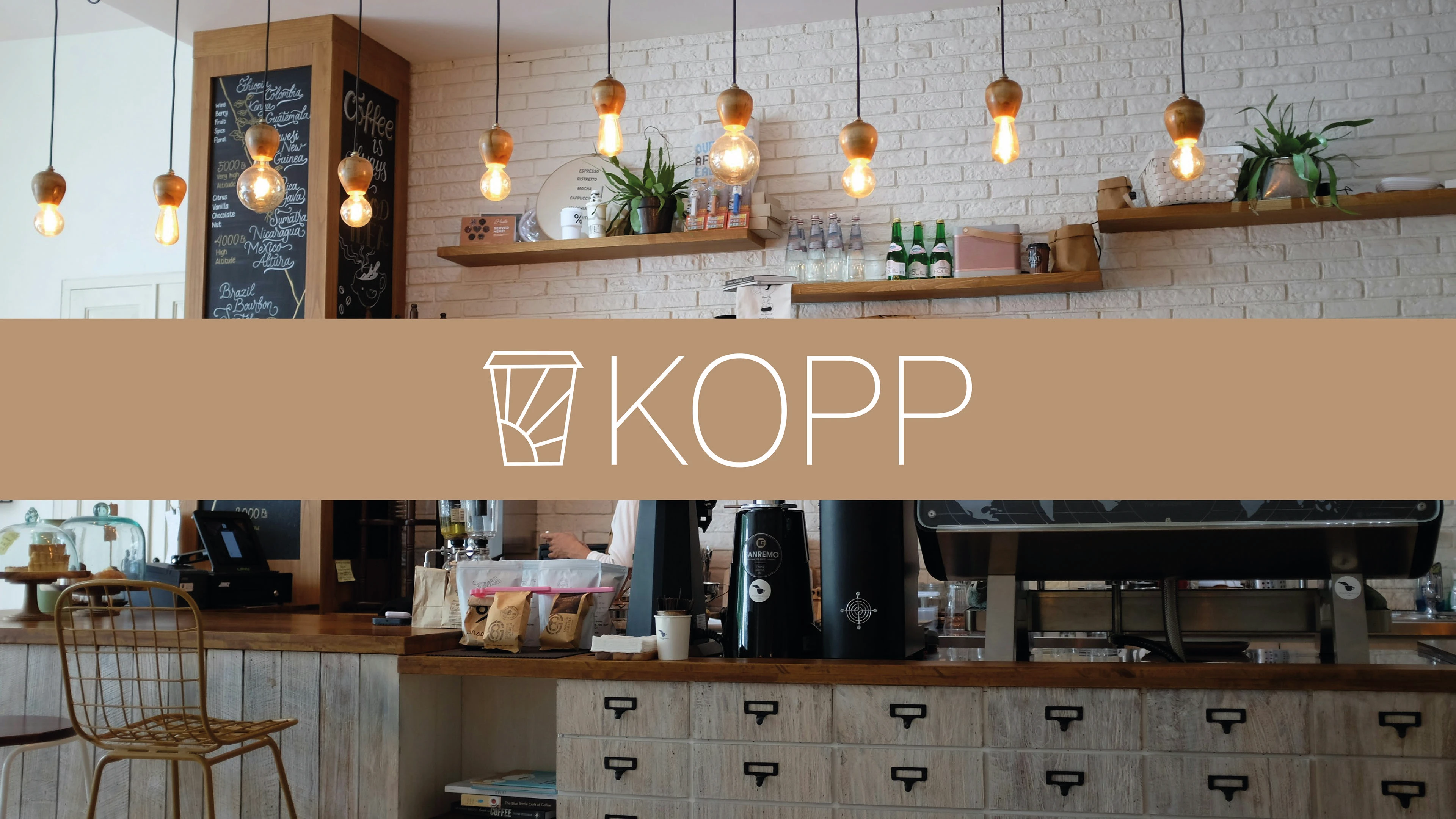 Лайновый логотип кофейни — Изображение №1 — Брендинг на Dprofile