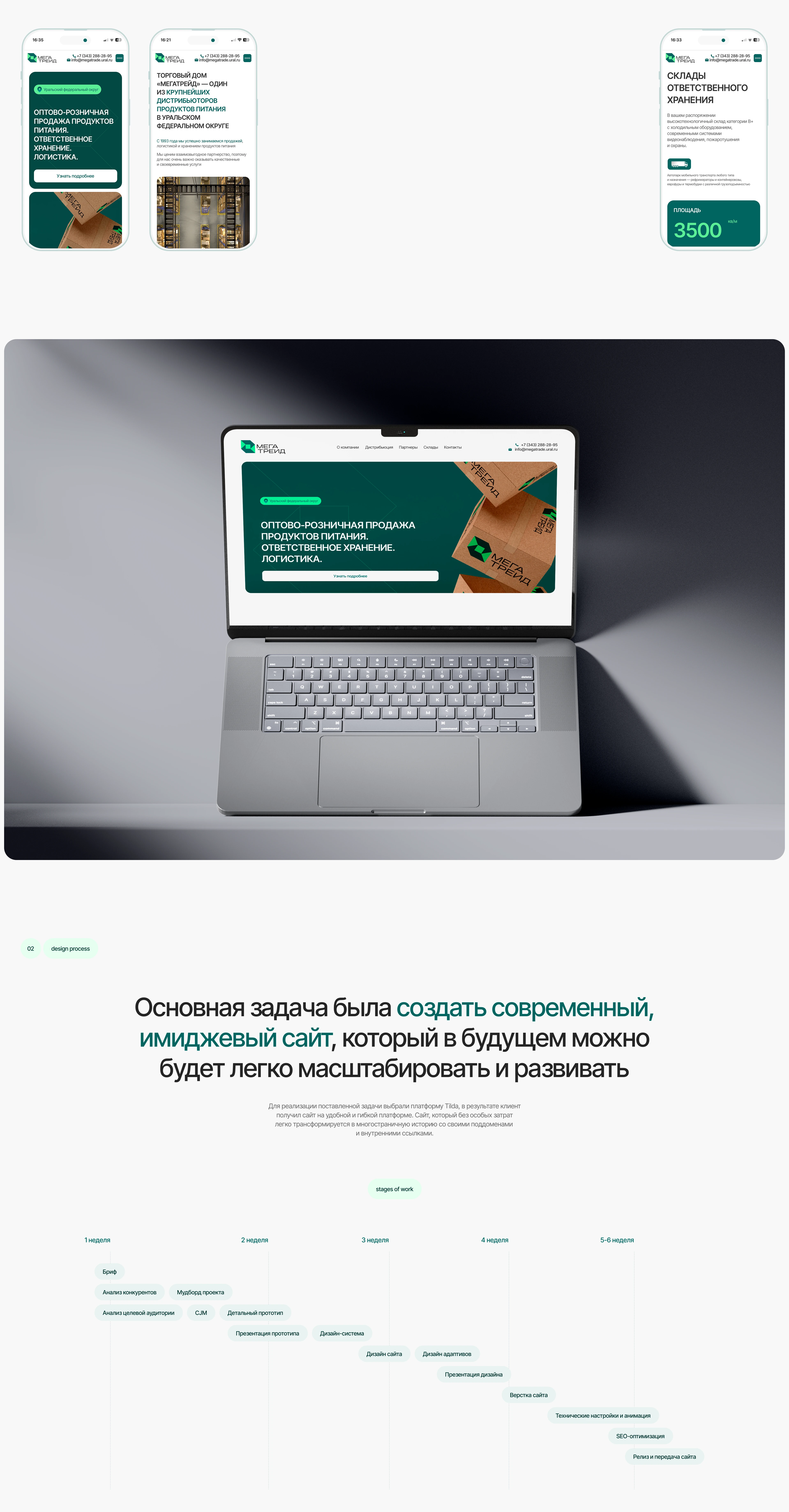 MegatradeUral | Corporate Website — Изображение №3 — Интерфейсы на Dprofile