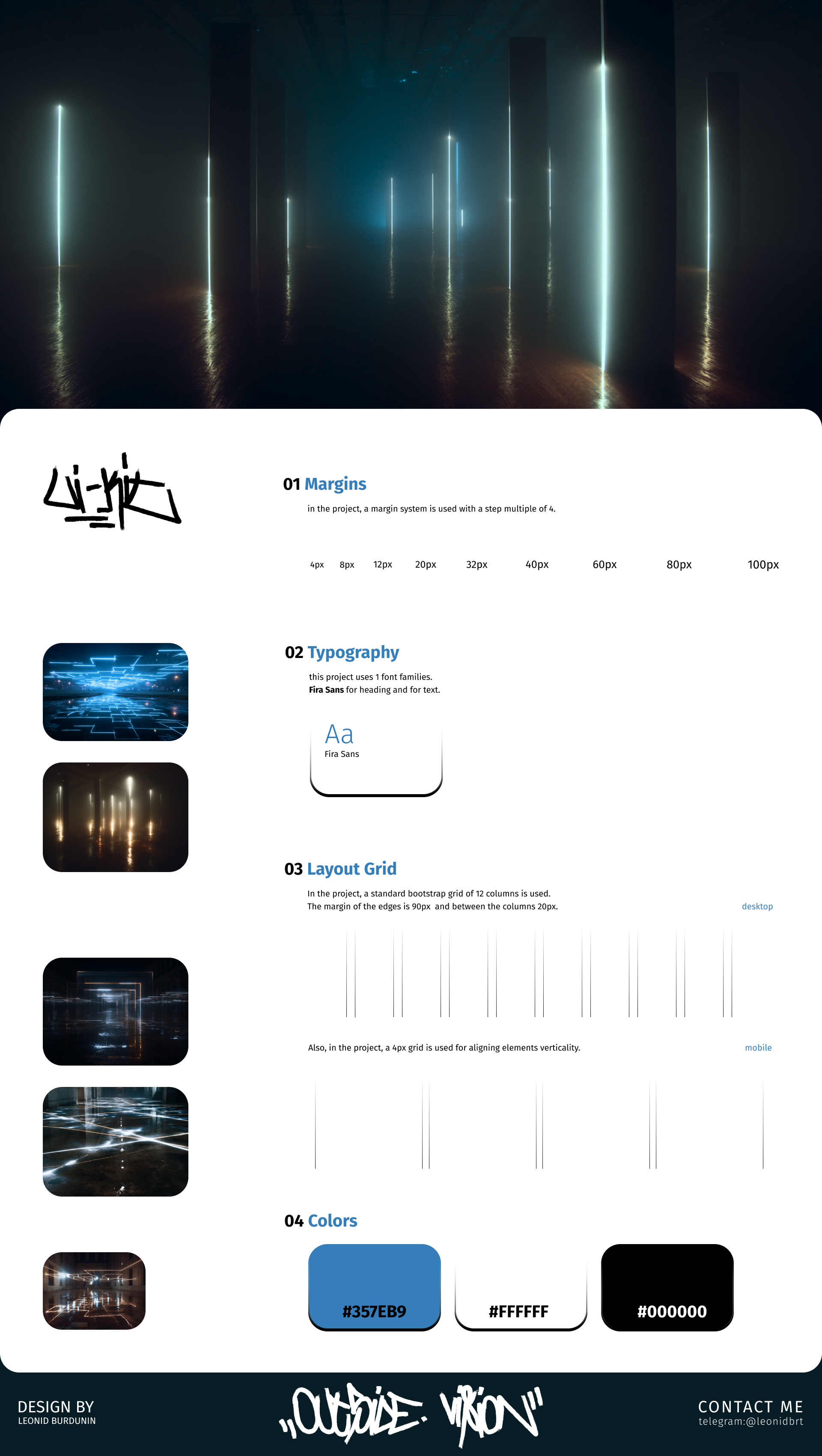 Corporate website of Outside Vision company — Изображение №5 — Интерфейсы, Брендинг на Dprofile