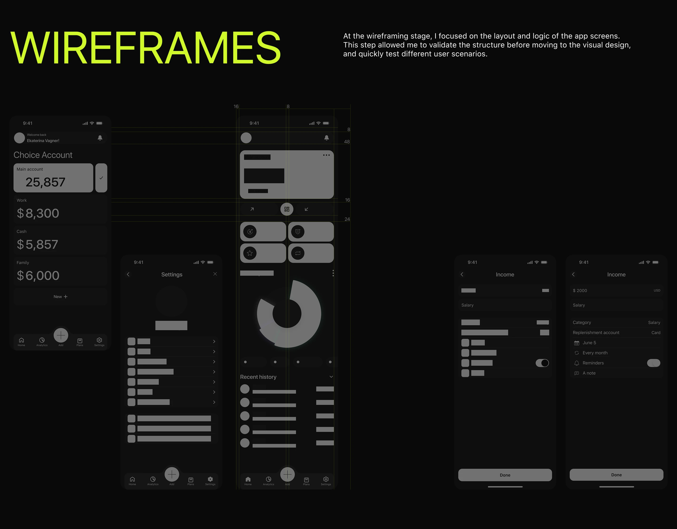 Personal Finance App Concept — Изображение №5 — Интерфейсы на Dprofile
