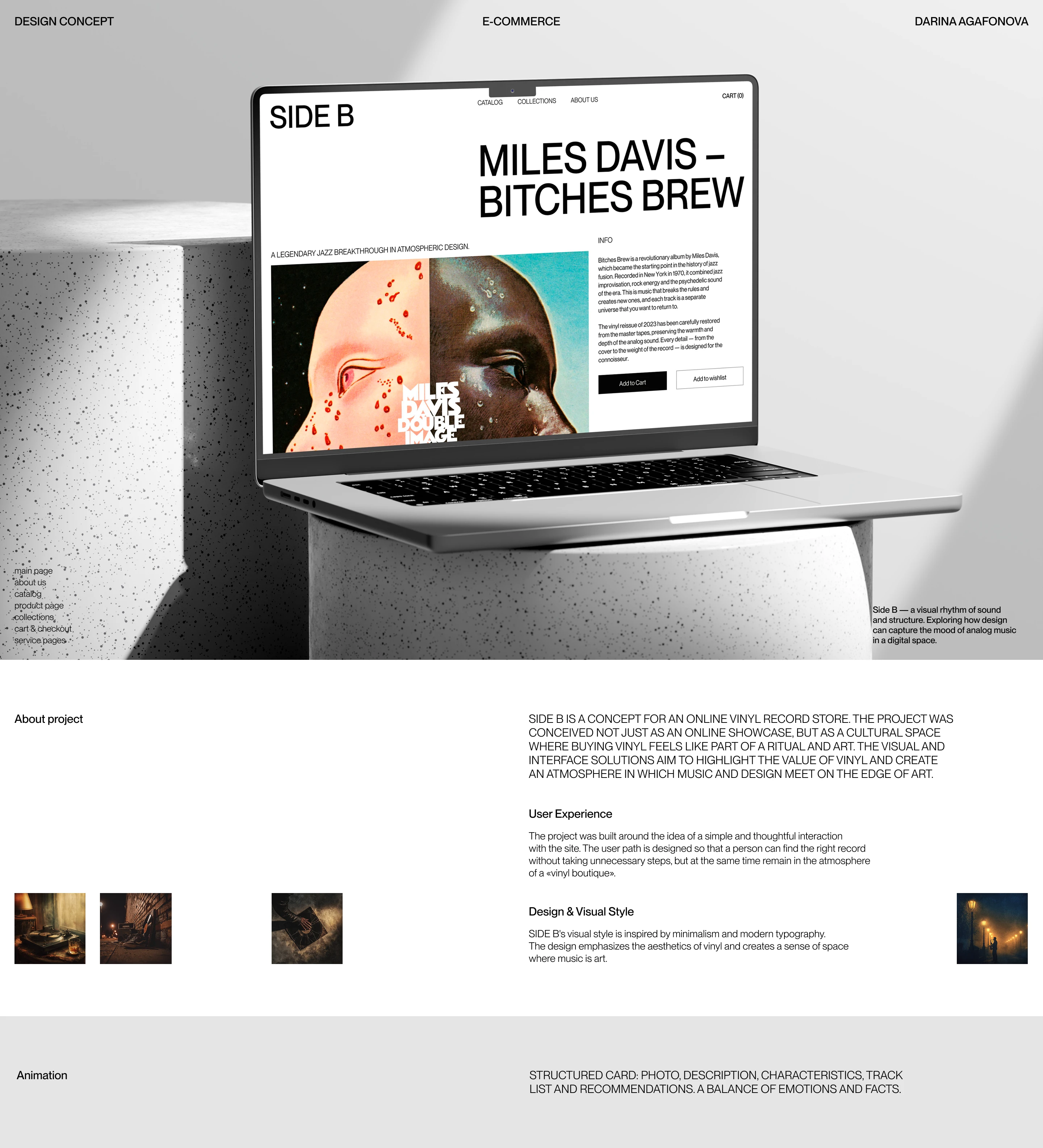 SIDE B — E-commerce Experience for Vinyl Culture — Изображение №1 — Интерфейсы на Dprofile