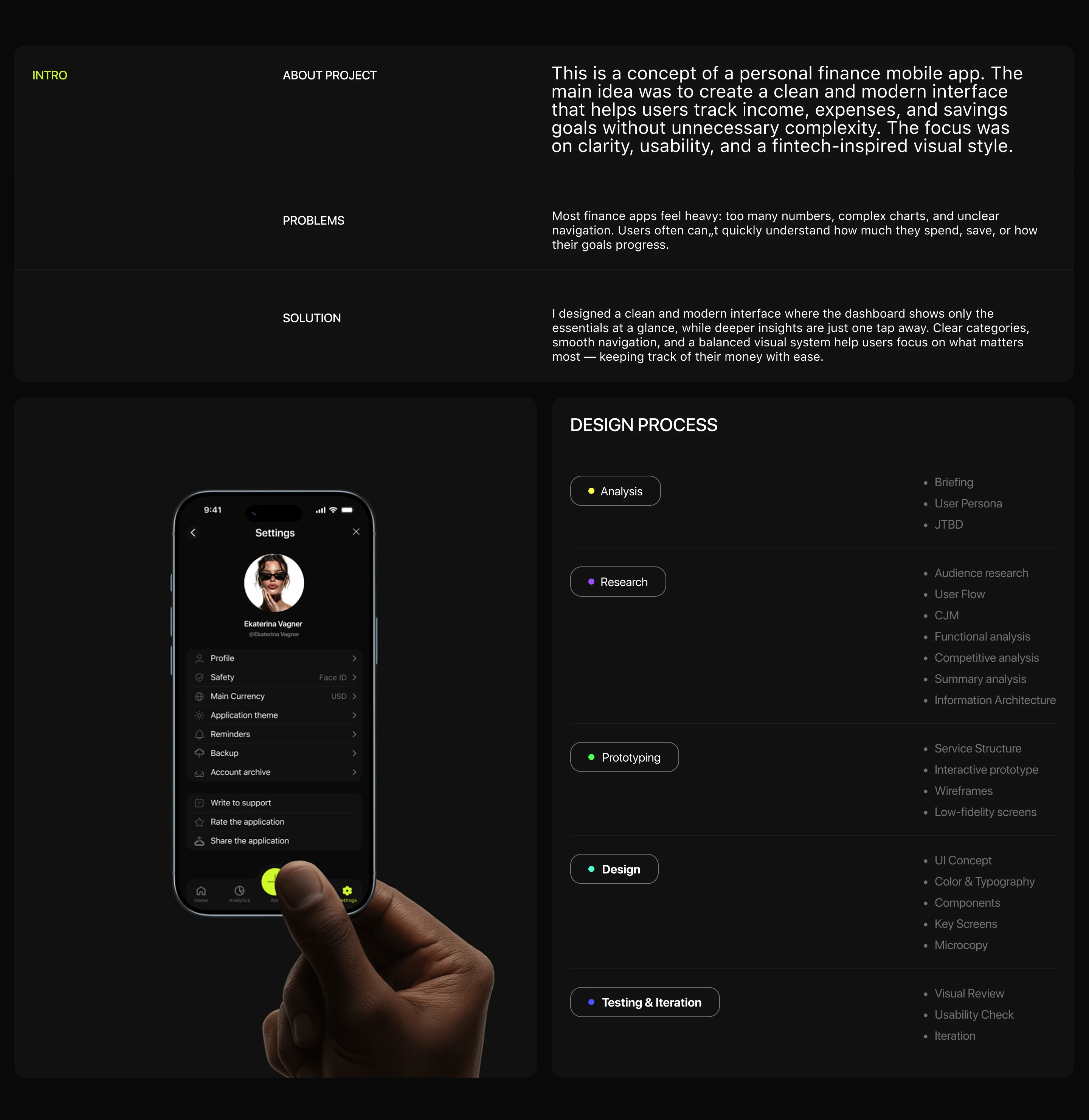 Personal Finance App Concept — Изображение №2 — Интерфейсы на Dprofile