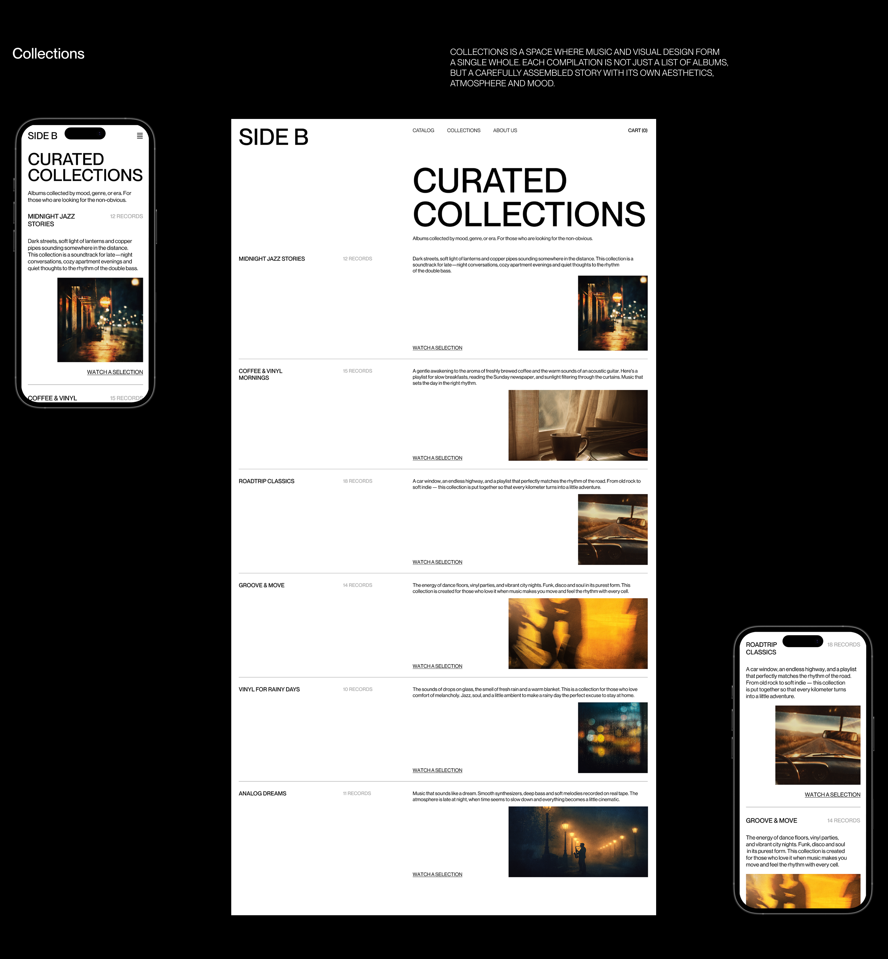 SIDE B — E-commerce Experience for Vinyl Culture — Изображение №7 — Интерфейсы на Dprofile