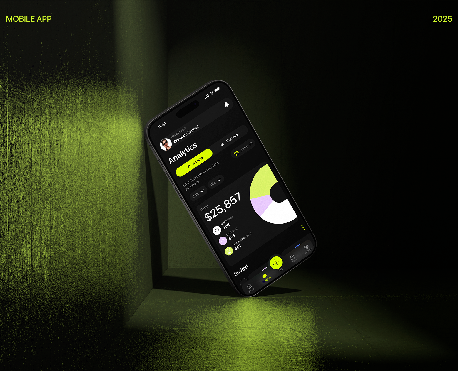 Personal Finance App Concept — Интерфейсы на Dprofile