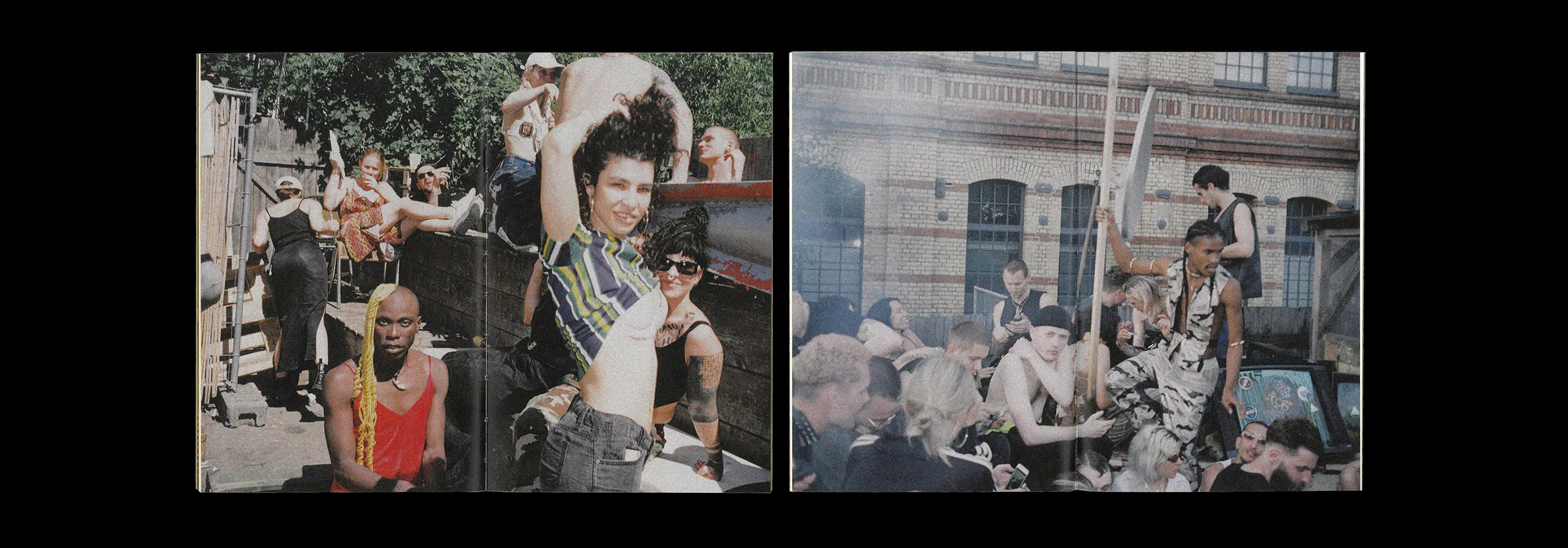 Editorial design | book | techno raves in Germany — Изображение №5 — Брендинг, Графика на Dprofile