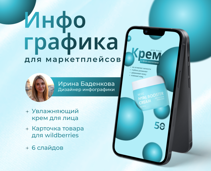 Инфографика крем для лица — Графика, Маркетинг на Dprofile