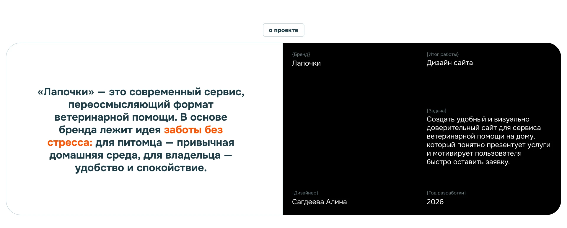 Дизайн сайта ветеринарной помощи на дому — Изображение №2 — Интерфейсы, Брендинг на Dprofile