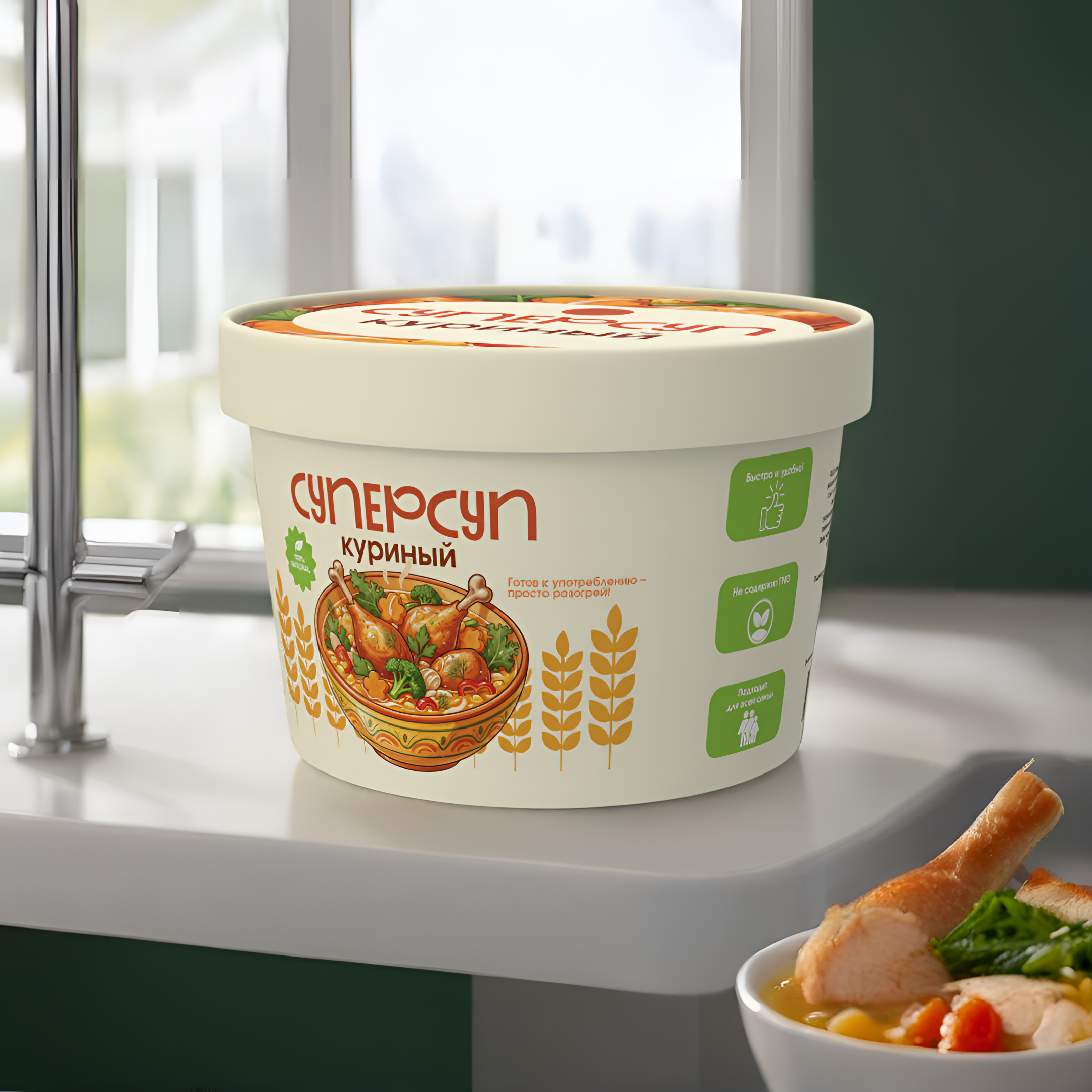 Дизайн упаковки для супа — Изображение №2 — Брендинг, Графика на Dprofile