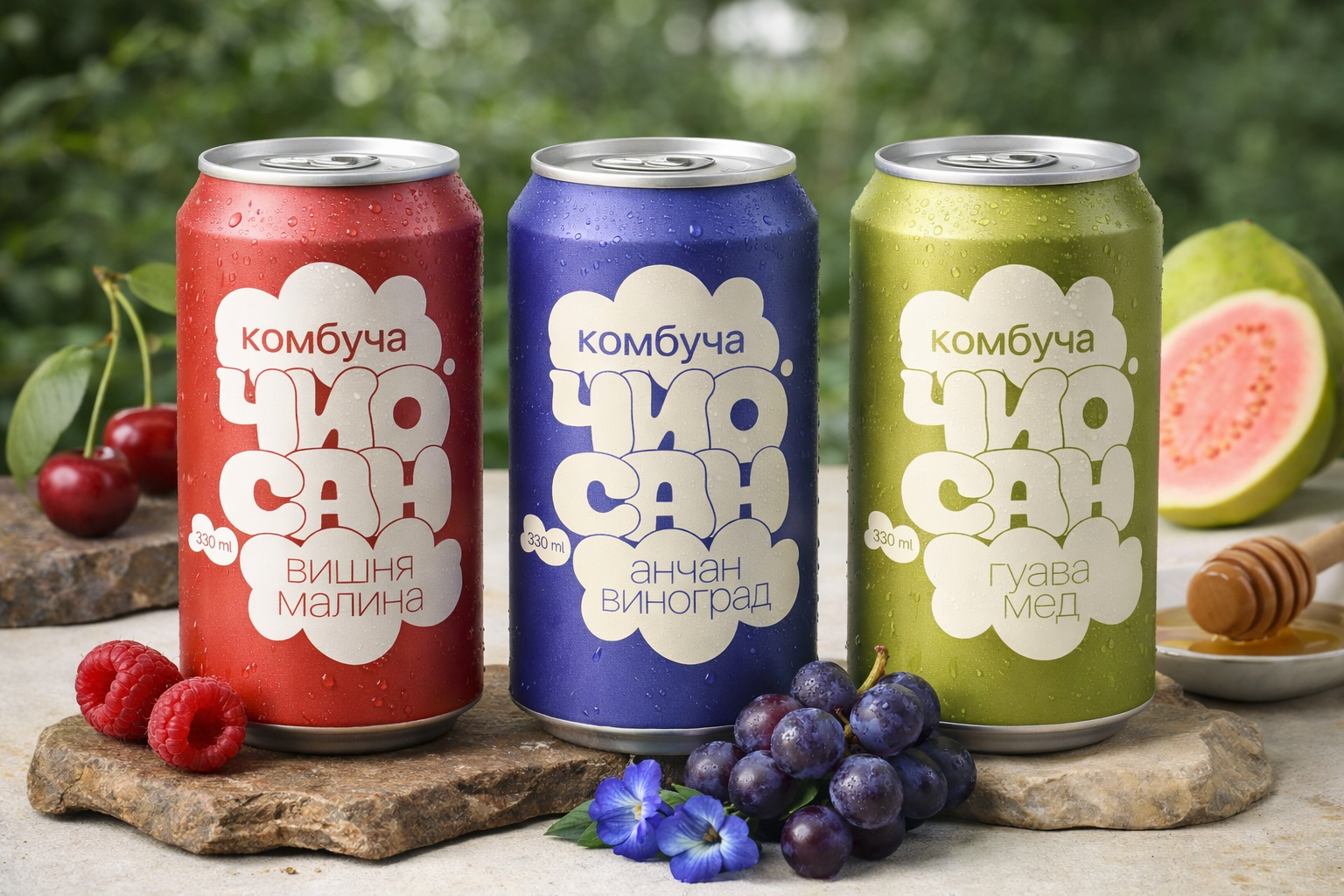 КОМБУЧА ЧИО САН — Изображение №6 — Брендинг, Промдизайн на Dprofile