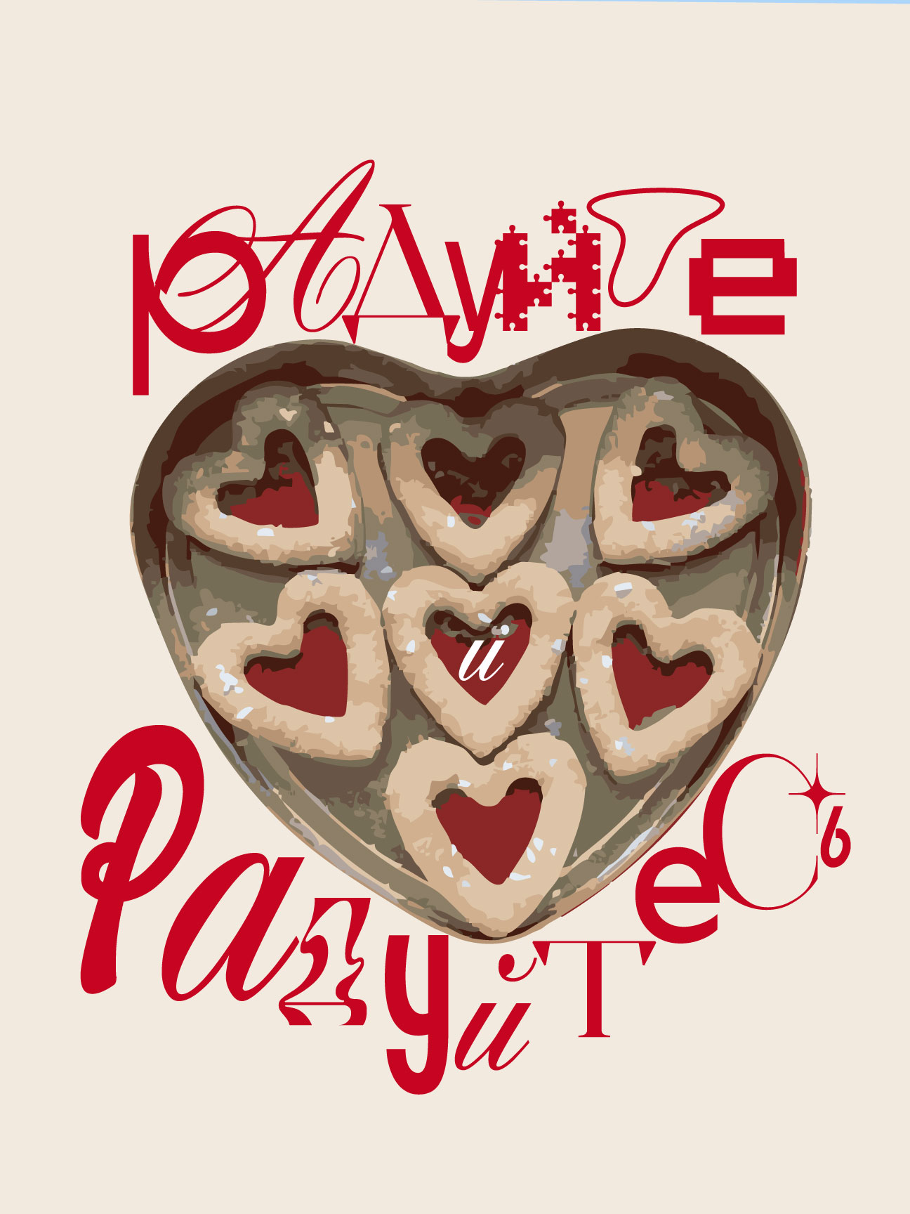 Открытки/постеры ко дню всех влюбленных — Изображение №11 — Брендинг, Графика на Dprofile