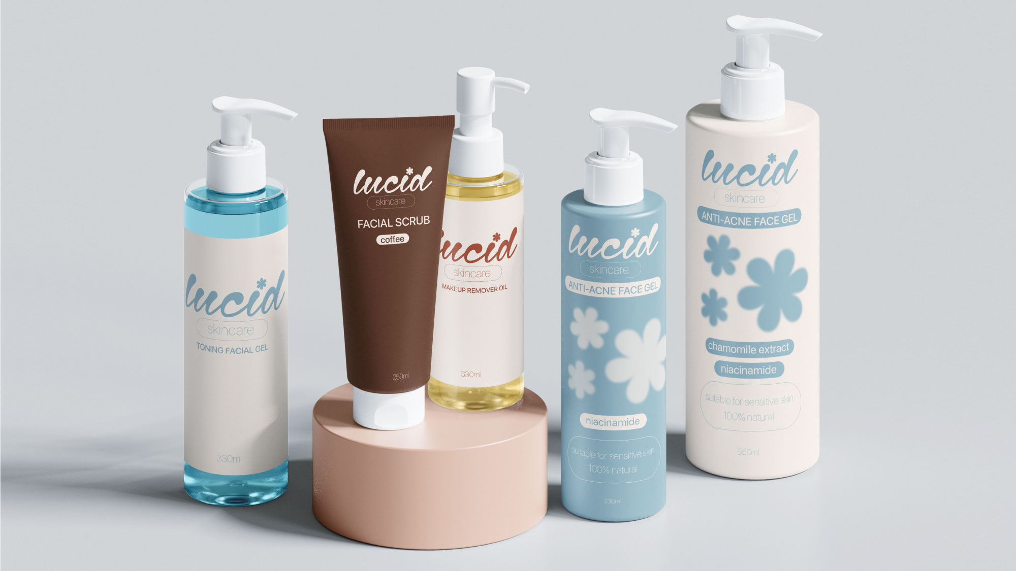 lucid skincare — Изображение №10 — Брендинг на Dprofile