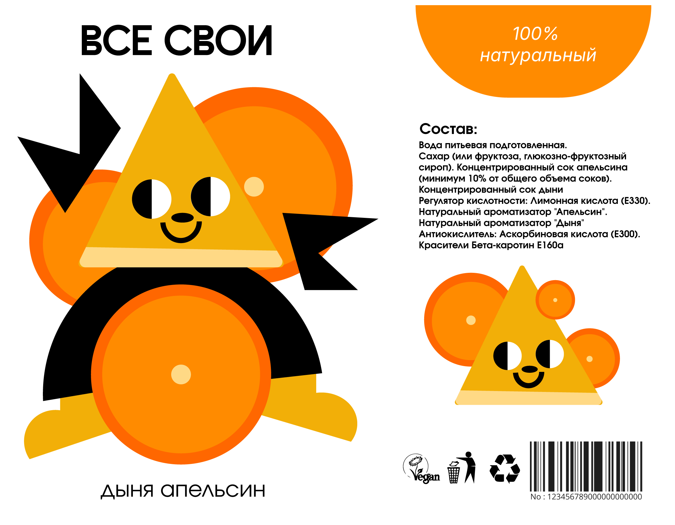 Дизайн этикетки для лимонадов — Изображение №1 — Брендинг, Иллюстрация на Dprofile