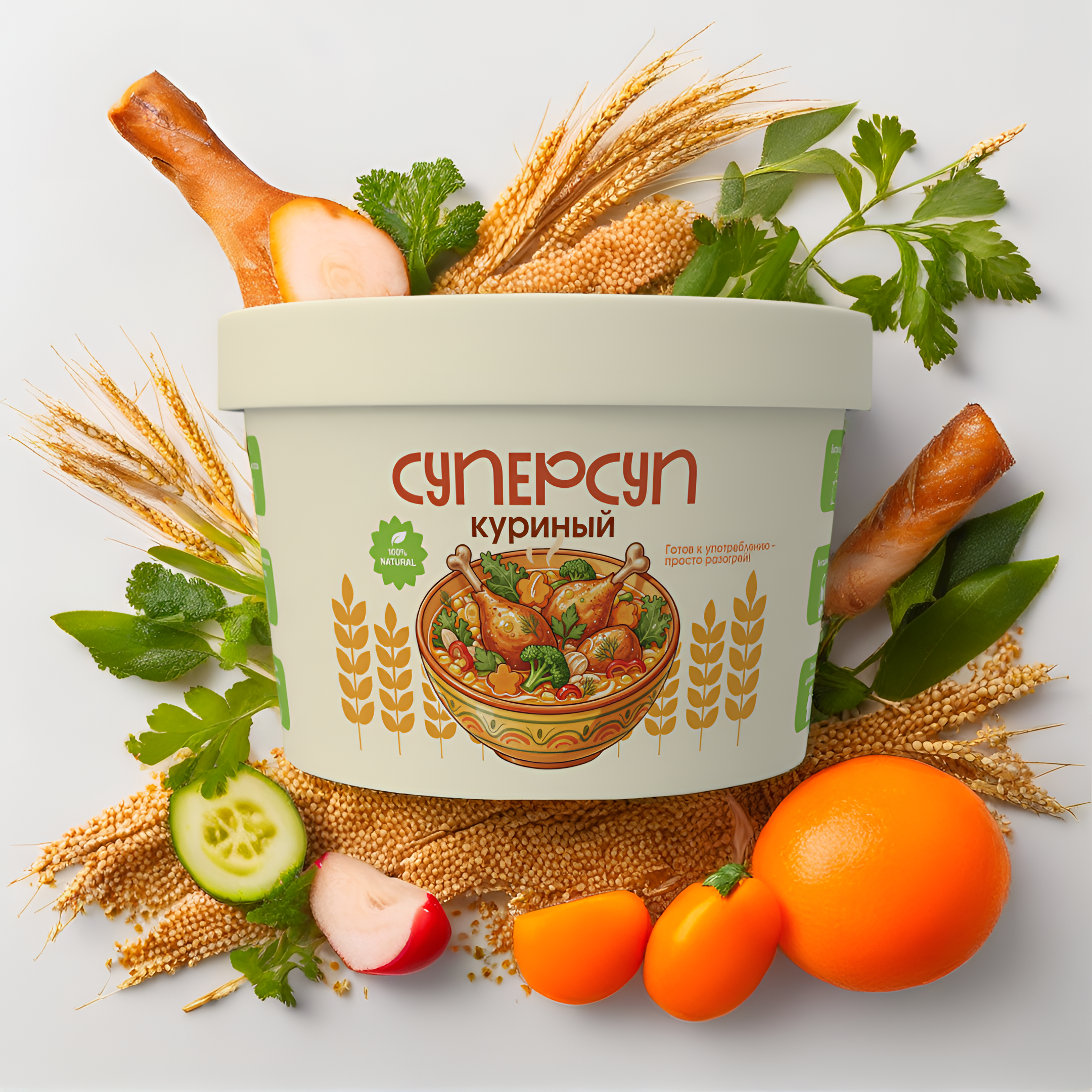 Дизайн упаковки для супа — Изображение №9 — Брендинг, Графика на Dprofile