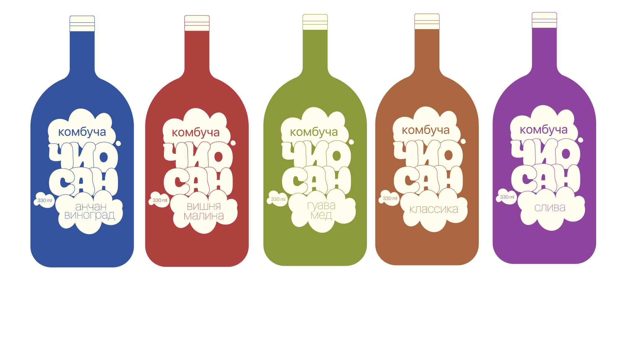 КОМБУЧА ЧИО САН — Изображение №4 — Брендинг, Промдизайн на Dprofile