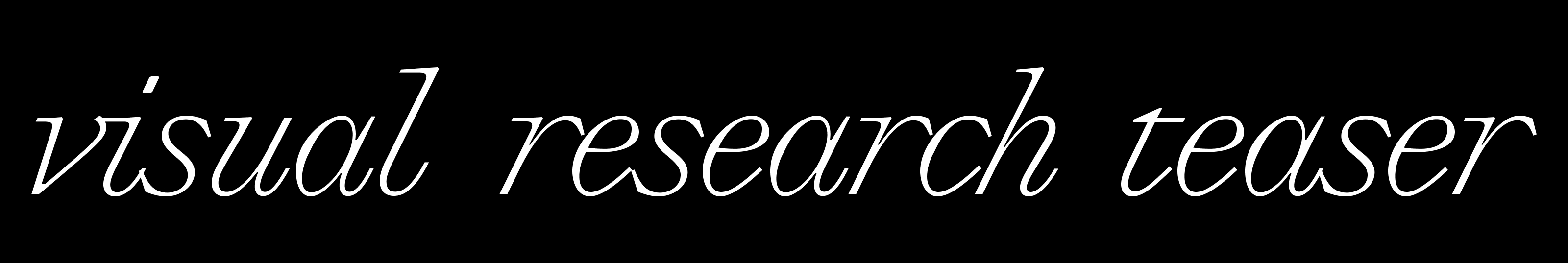 Visual research teaser — Изображение №1 — Анимация на Dprofile