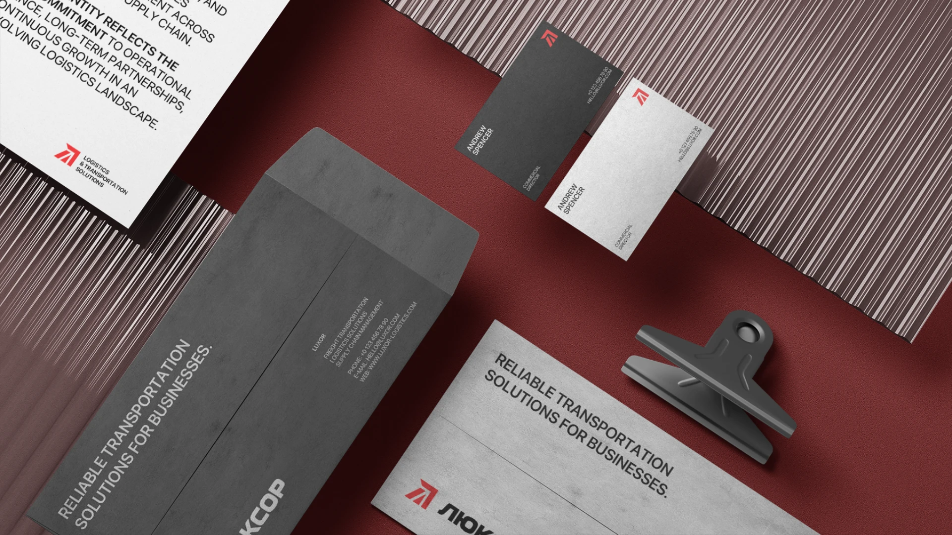 Luxor | Brand Identity for a Logistics Company — Изображение №12 — Брендинг на Dprofile