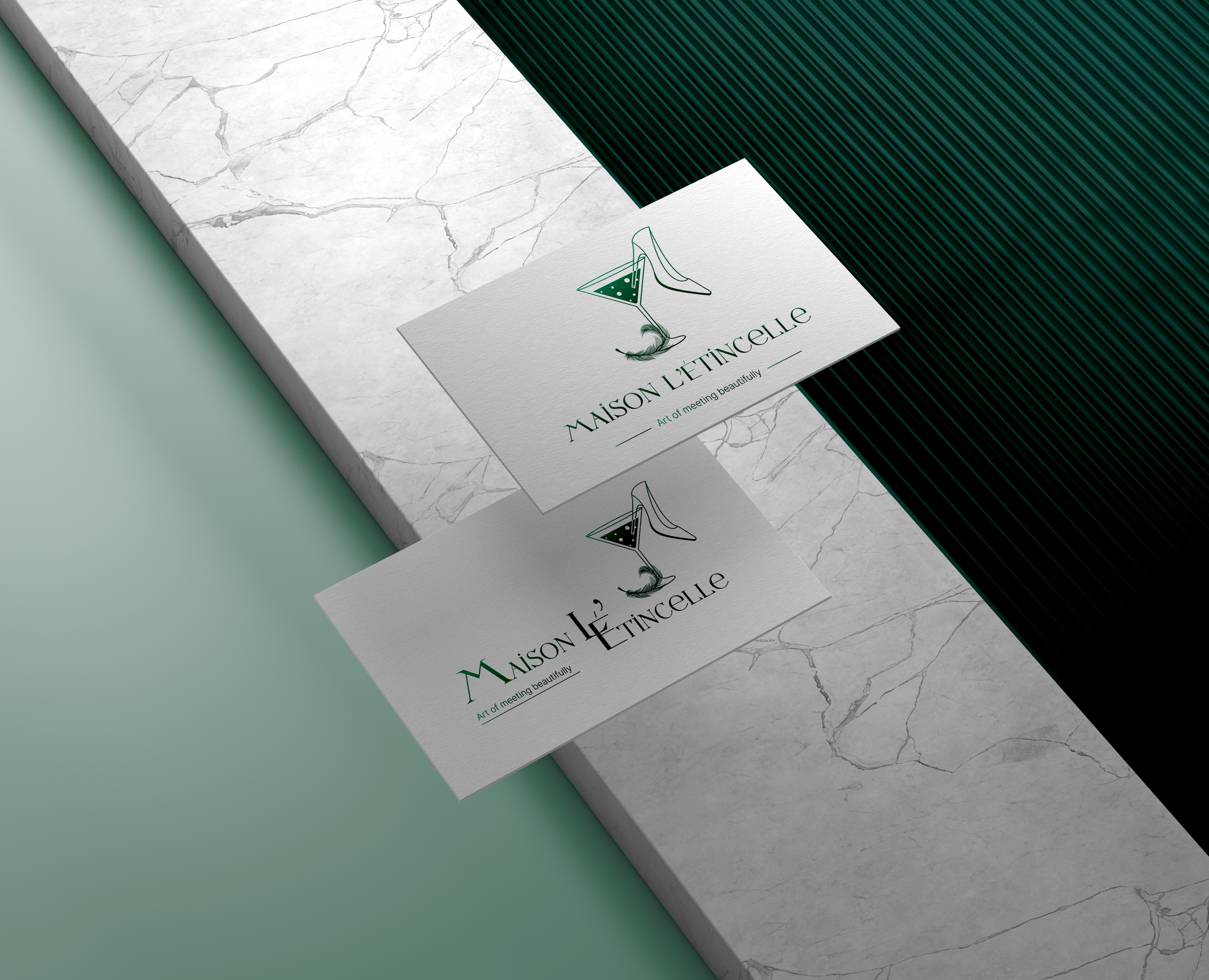 Логотип "Maison L’Étincelle"- проект встреч/знакомств — Брендинг на Dprofile