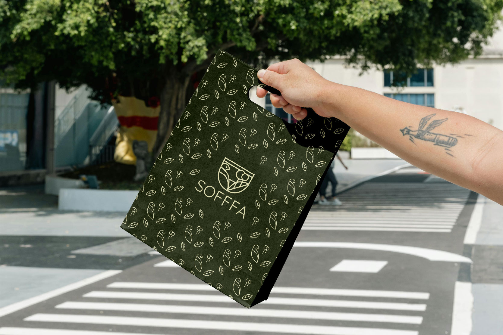 Кофейня Sofffa минимальный фирменный стиль — Изображение №11 — Брендинг, Графика на Dprofile