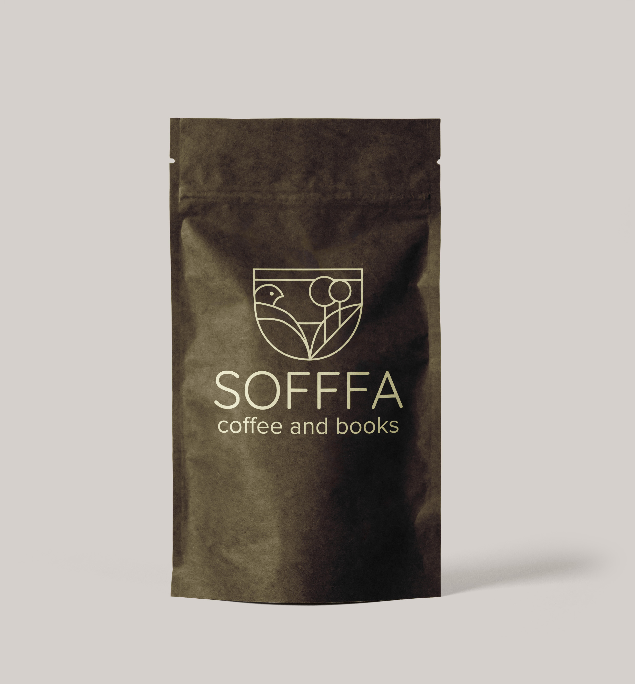 Кофейня Sofffa минимальный фирменный стиль — Изображение №10 — Брендинг, Графика на Dprofile