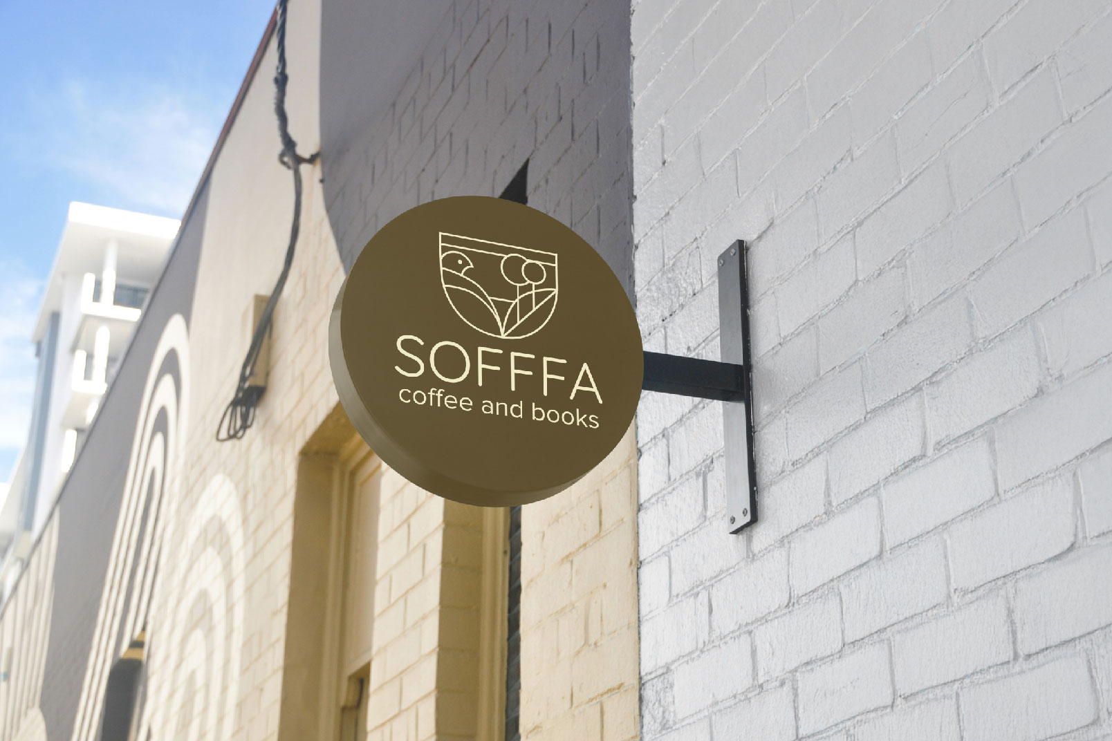 Кофейня Sofffa минимальный фирменный стиль — Изображение №5 — Брендинг, Графика на Dprofile