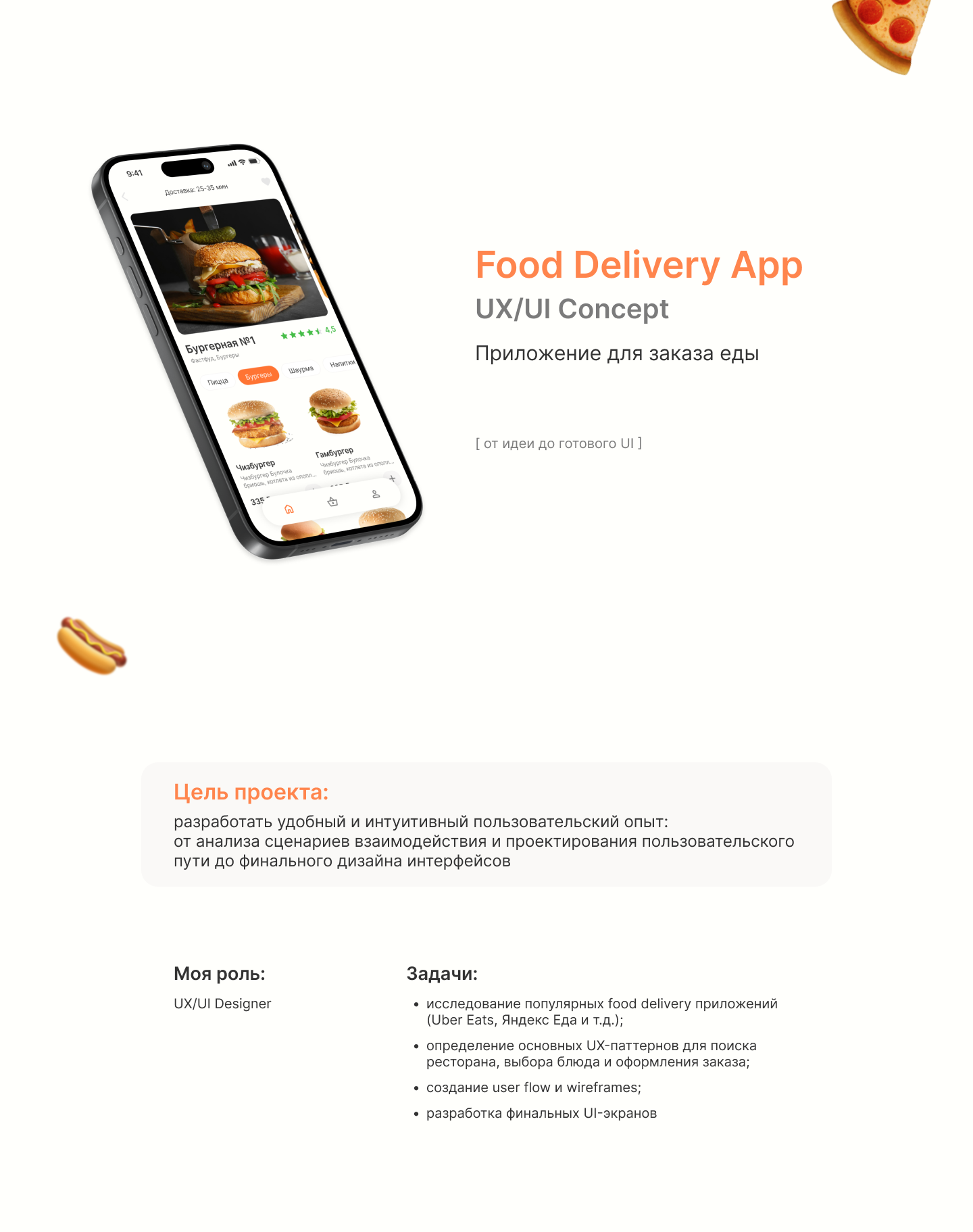Food Delivery App — Изображение №2 — Интерфейсы на Dprofile