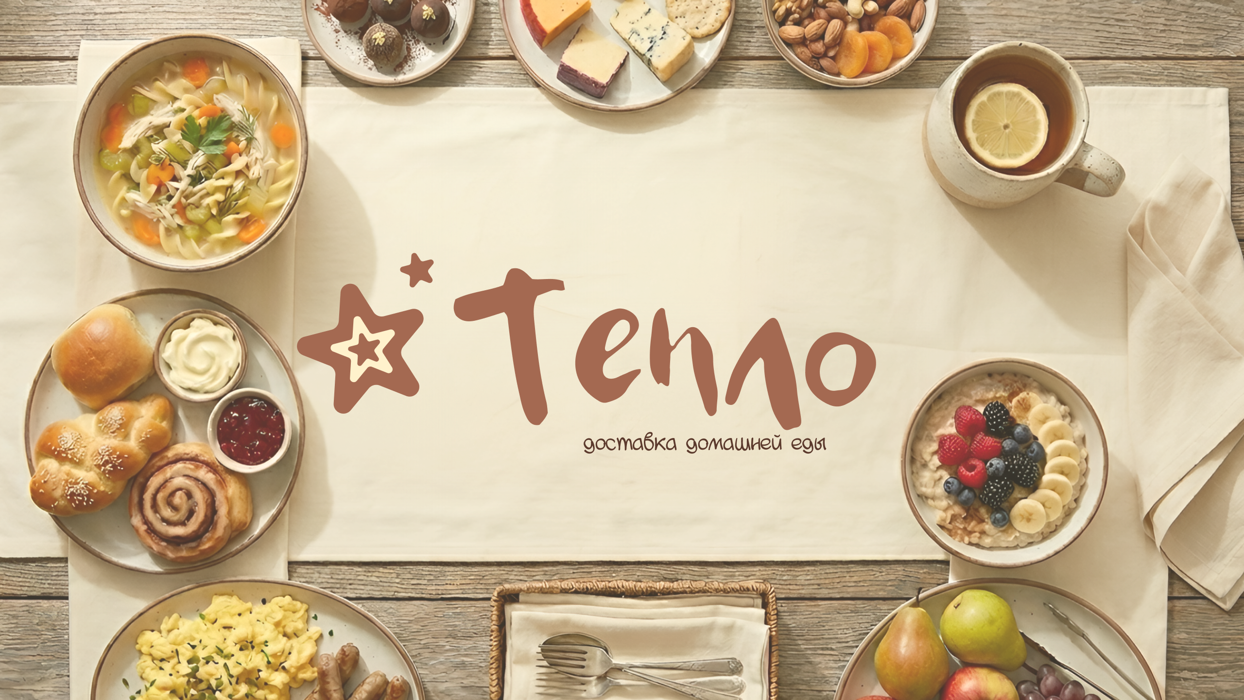 Доставка еды "Тепло" — Изображение №1 — Брендинг на Dprofile