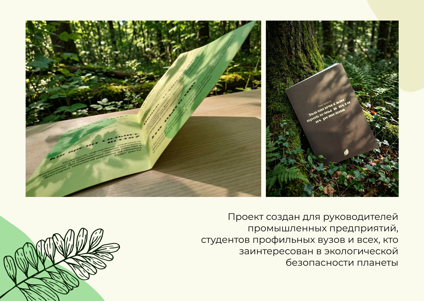 Экологический буклет — Изображение №2 — Графика, Промдизайн на Dprofile