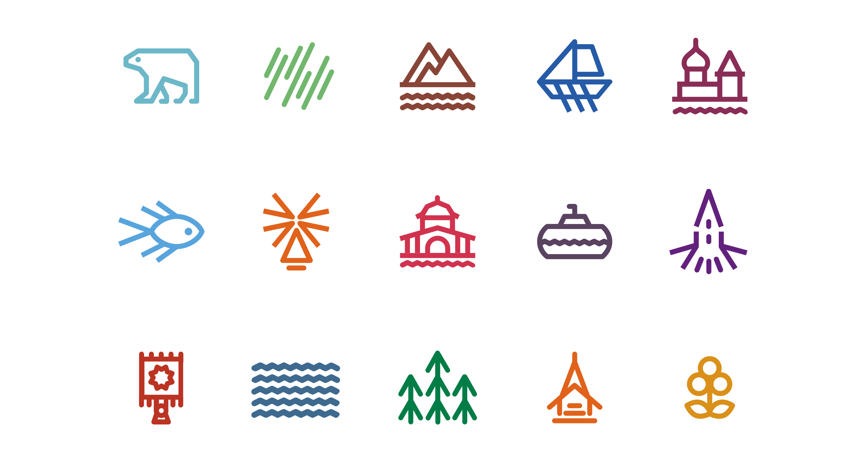 Логотип и стиль Архангельской области — Изображение №4 — Брендинг на Dprofile