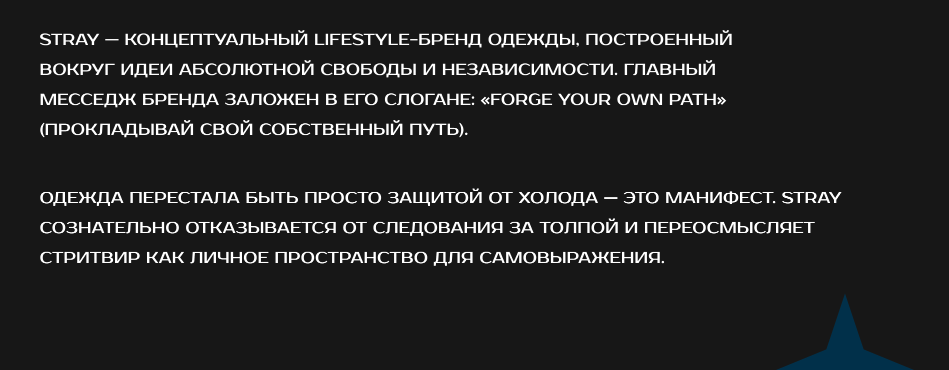 STRAY — Изображение №2 — Интерфейсы, Брендинг на Dprofile