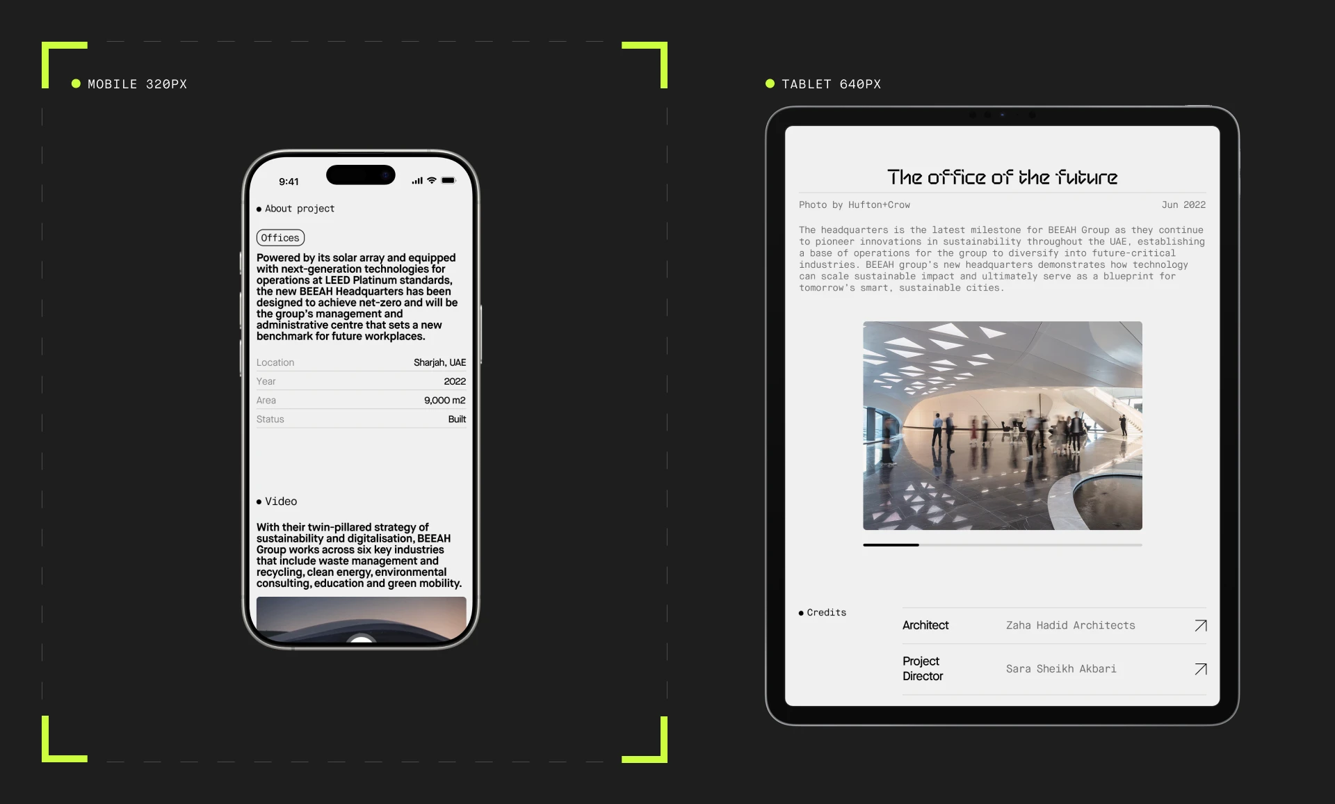 Zaha Hadid Architects website redesign — Изображение №9 — Интерфейсы, Анимация на Dprofile