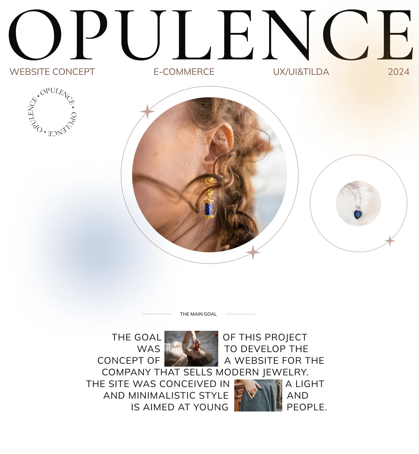 Opulence | Jewelry online store — Изображение №1 — Интерфейсы на Dprofile
