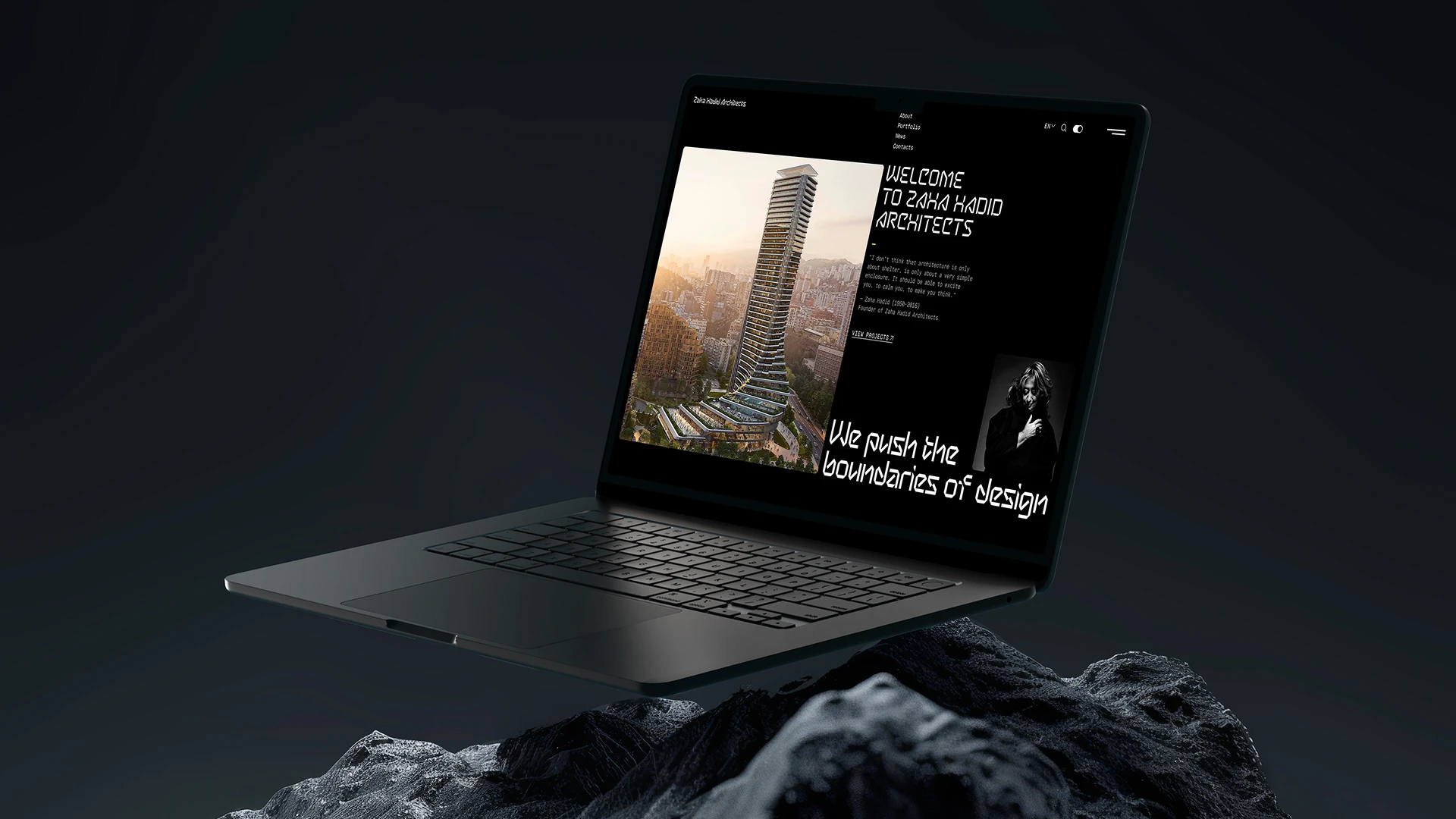 Zaha Hadid Architects website redesign — Изображение №5 — Интерфейсы, Анимация на Dprofile