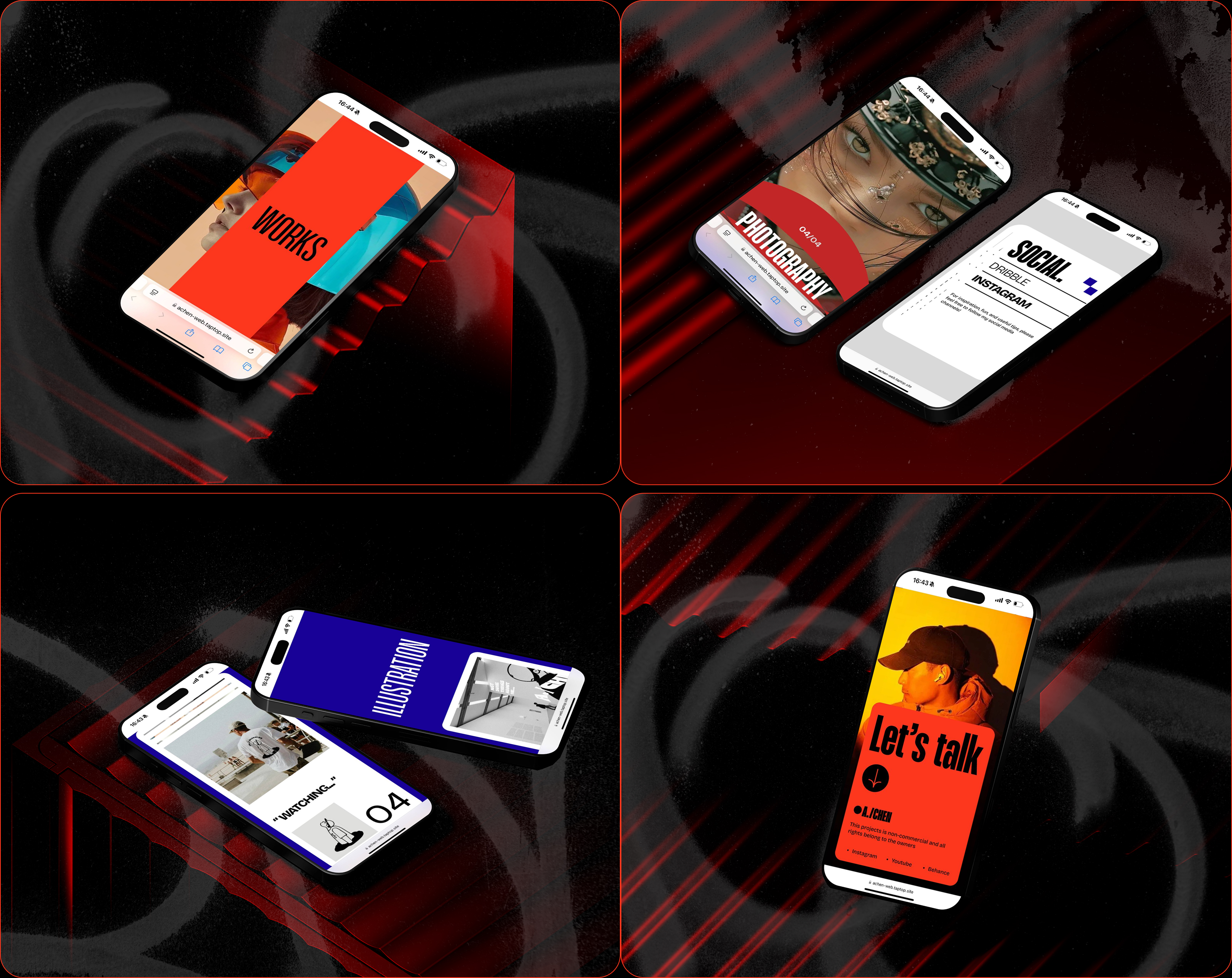 a.chen web / taptop site — Изображение №4 — Интерфейсы на Dprofile