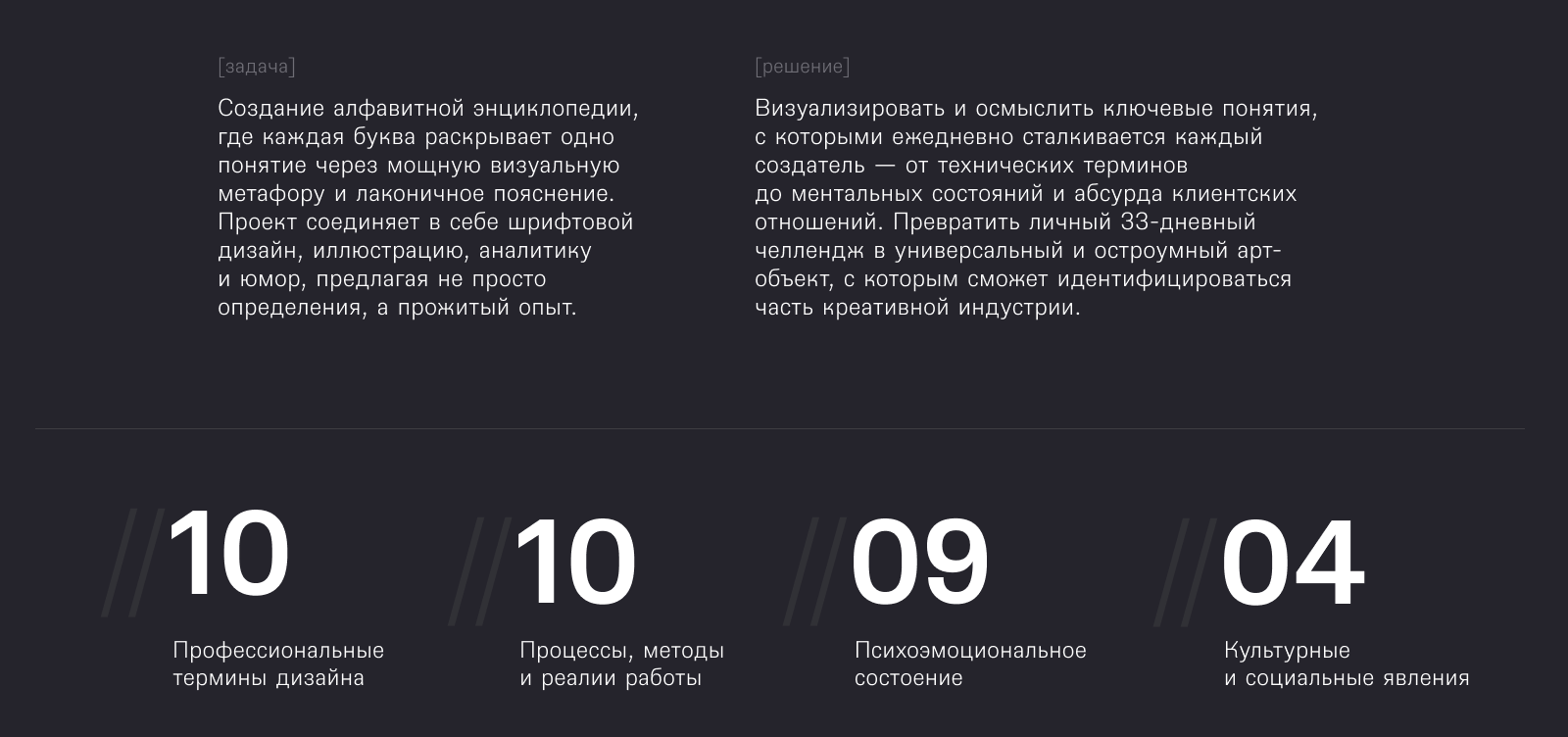 БКВЧ'25 // Глоссарий творческого выживания — Изображение №2 — Графика, Анимация на Dprofile