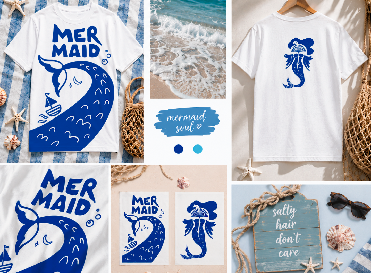 Summer Ocean Prints for T-Shirts — Ozon Ballon × TVOE — Изображение №5 — Иллюстрация, Графика на Dprofile