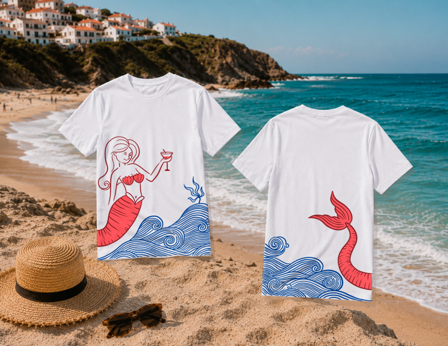 Summer Ocean Prints for T-Shirts — Ozon Ballon × TVOE — Изображение №12 — Иллюстрация, Графика на Dprofile