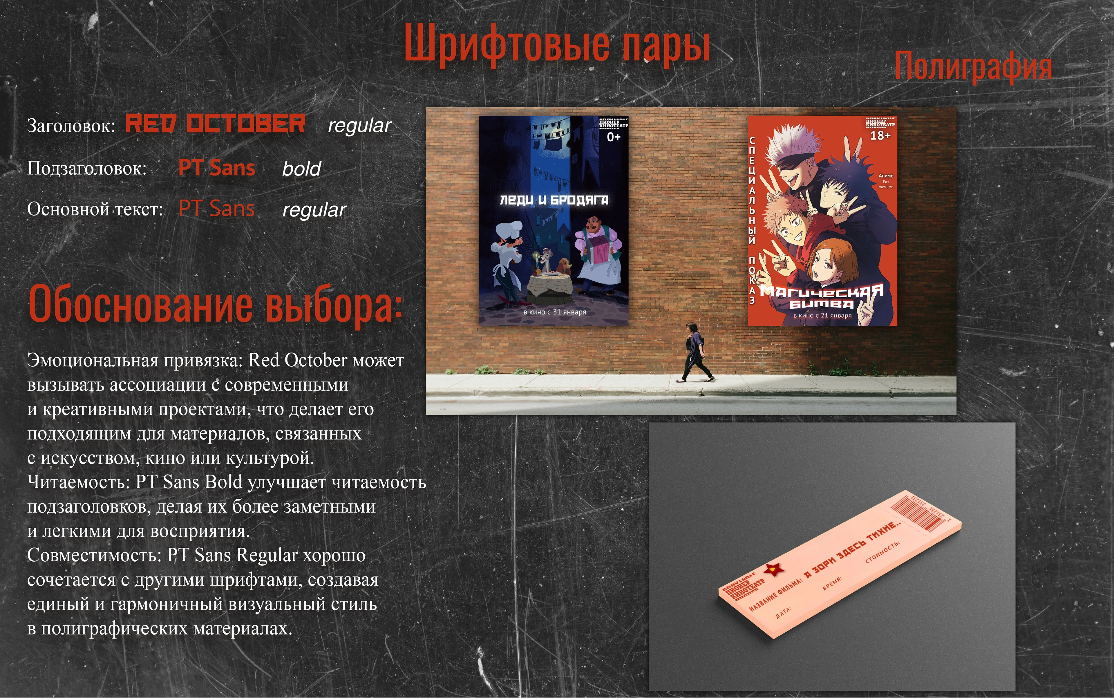 Шрифт в дизайне. Кинотеатр «Пионер» — Изображение №5 — Брендинг, Графика на Dprofile