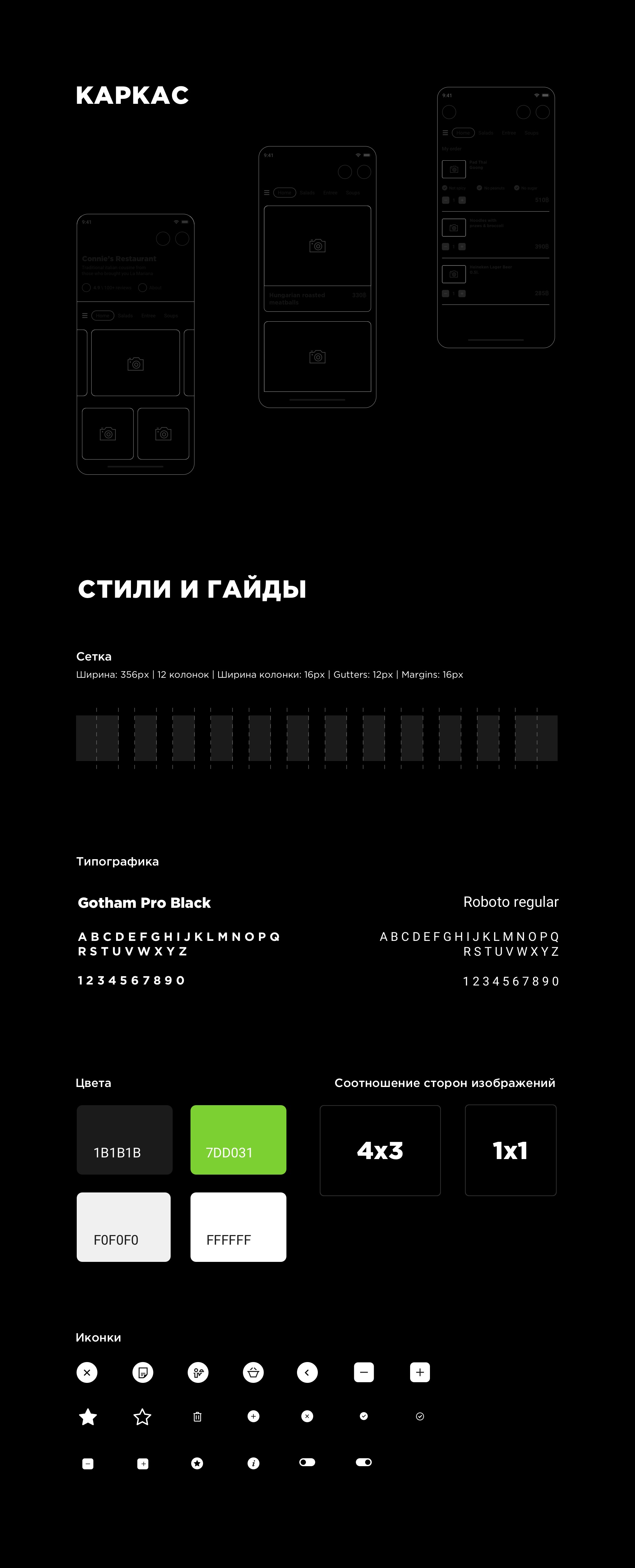 Приложение цифрового меню / MenuPro — Изображение №6 — Интерфейсы, Брендинг на Dprofile