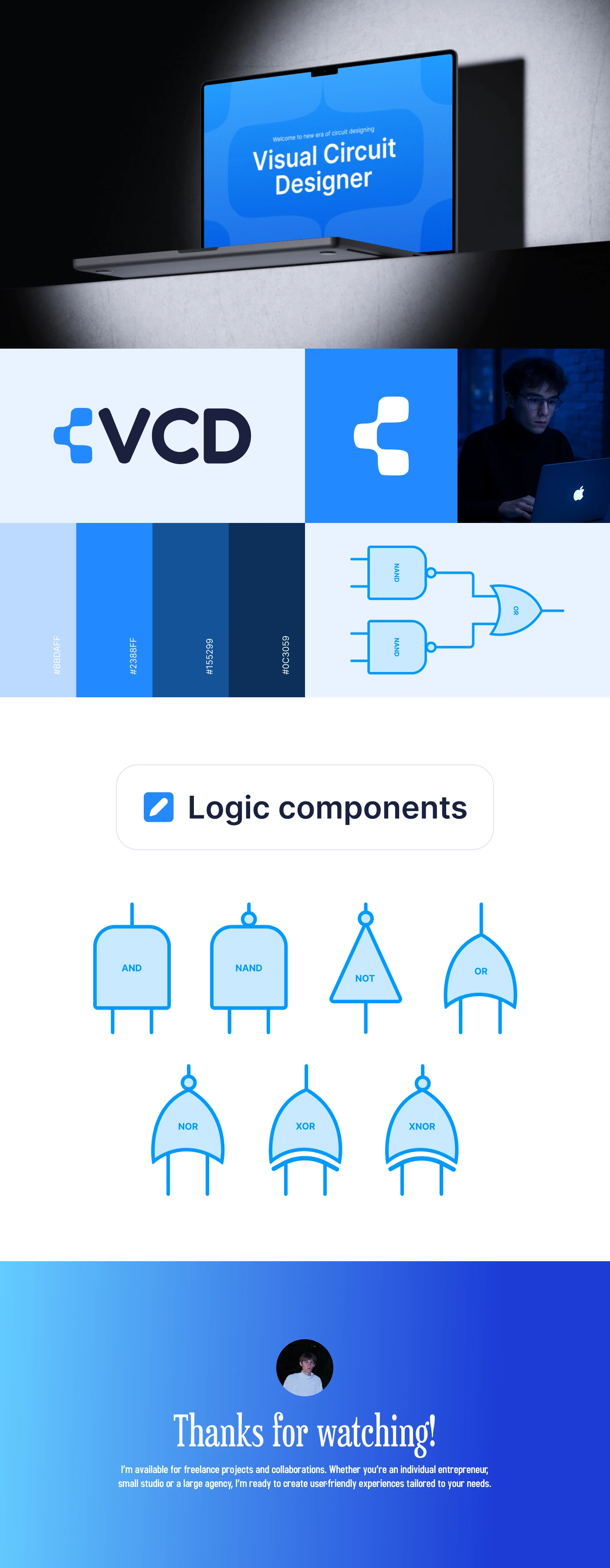 Visual Circuit Designer — Изображение №1 — Интерфейсы, Брендинг на Dprofile