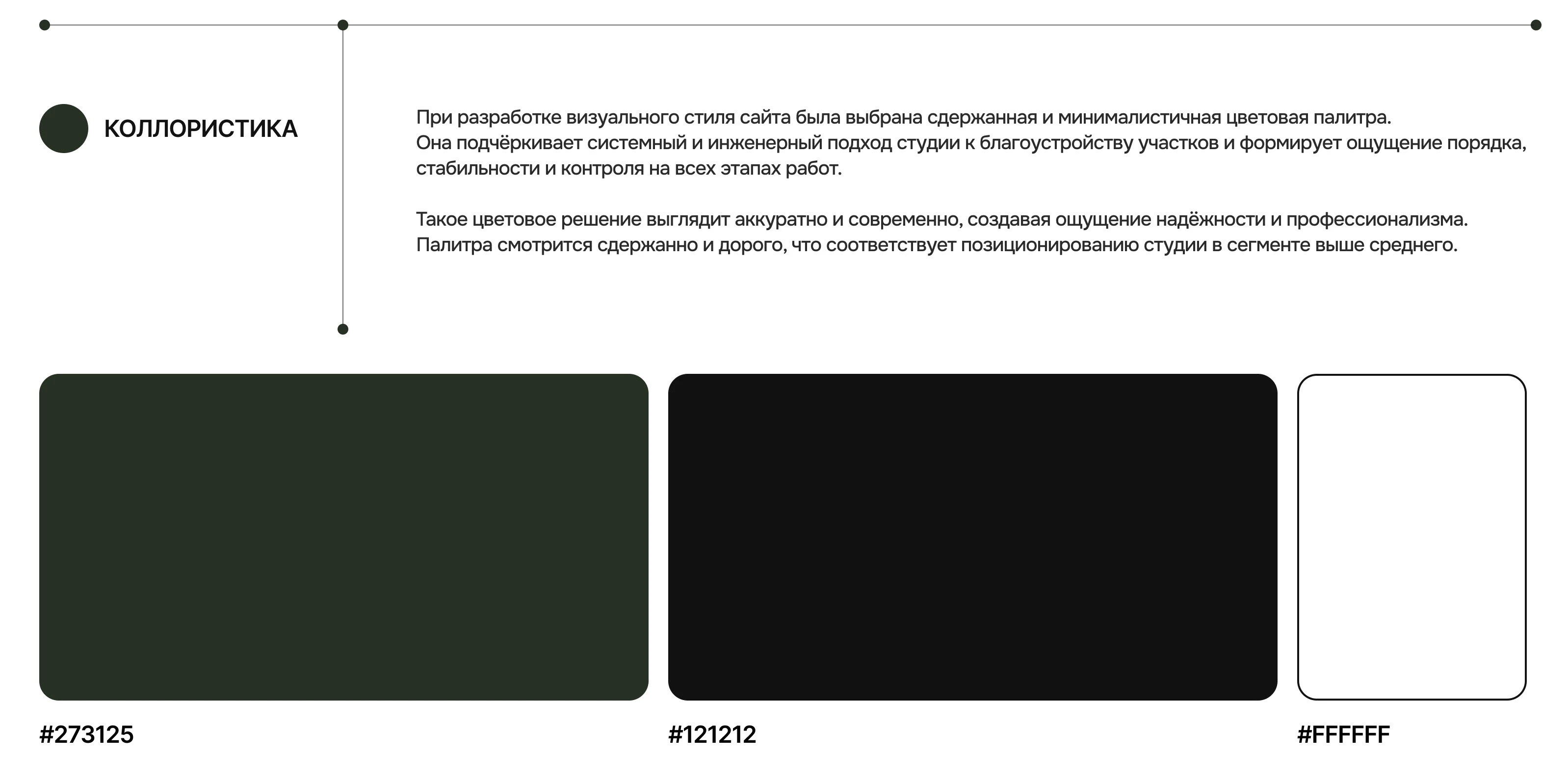 Сайт студии ландшафтных работ | Website | UI/UX — Изображение №9 — Интерфейсы, Архитектура на Dprofile