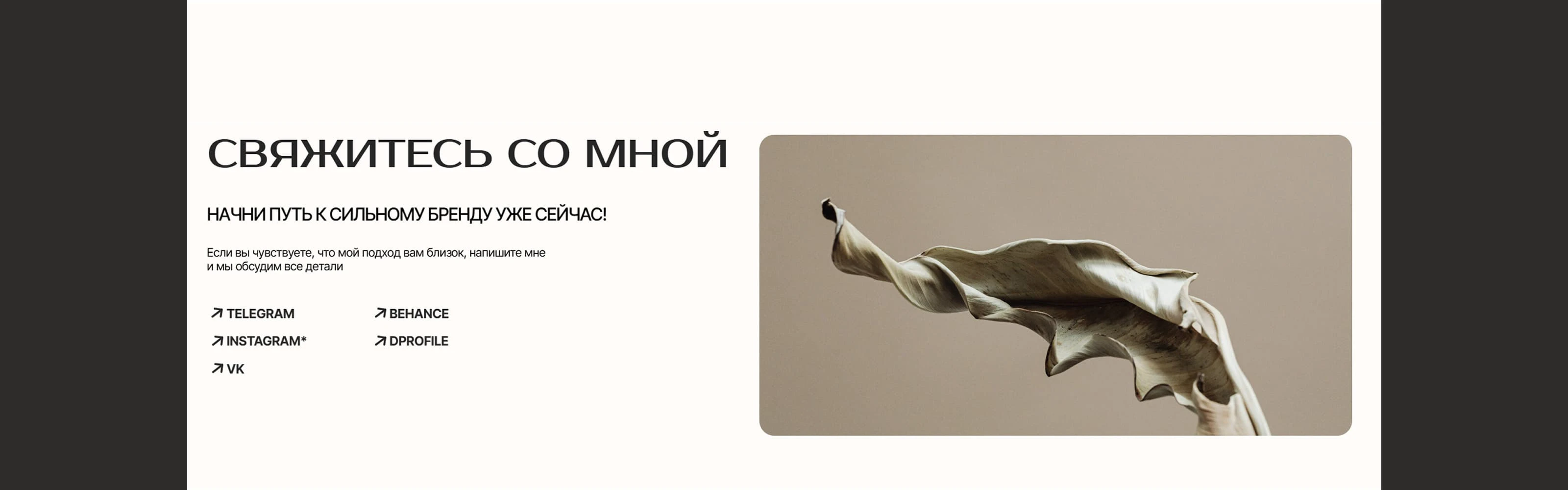 Лендинг сайта-портфолио дизайнера / веб-дизайн / ux/ui — Изображение №13 — Интерфейсы на Dprofile