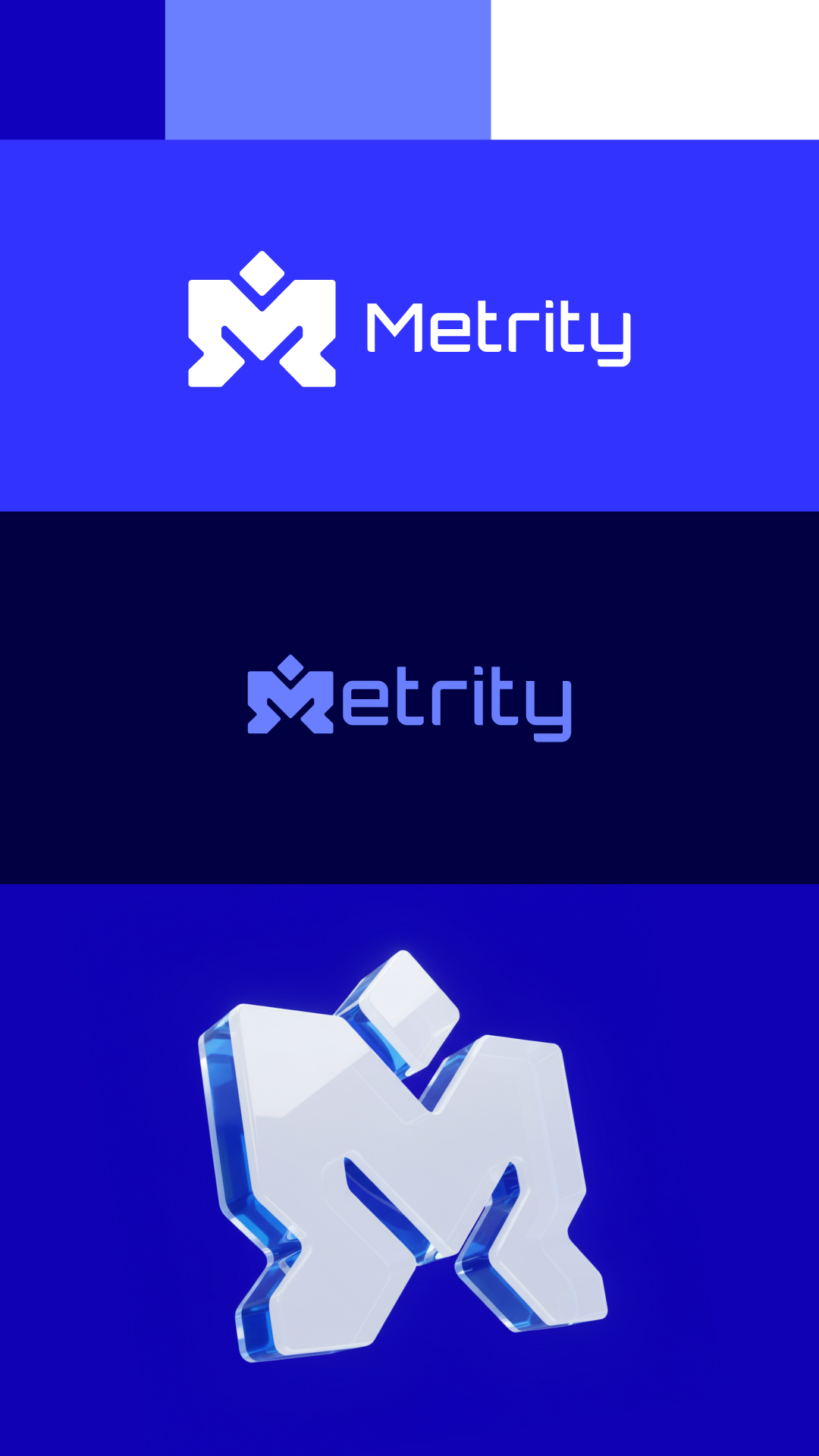 METRITY. Варианты логотипов для платформы автоматической оц… — Изображение №9 — Брендинг на Dprofile
