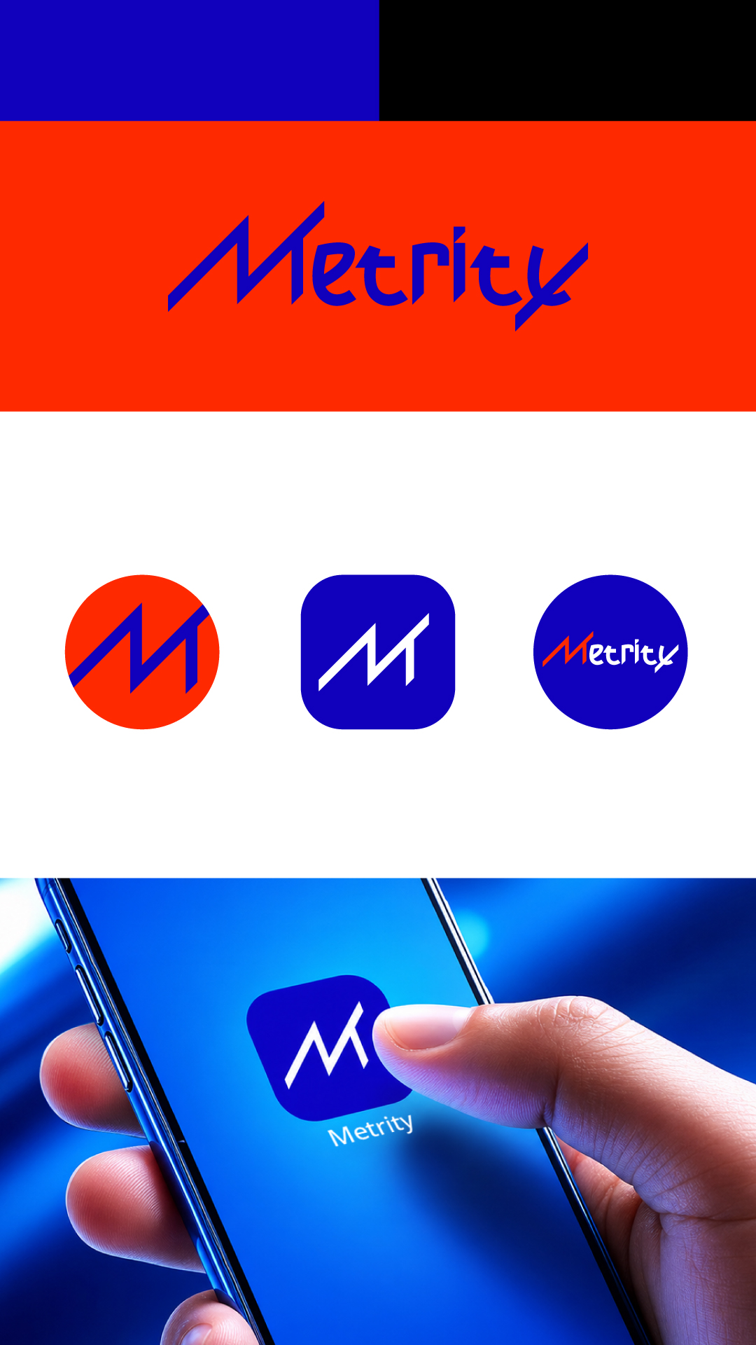 METRITY. Варианты логотипов для платформы автоматической оц… — Изображение №3 — Брендинг на Dprofile
