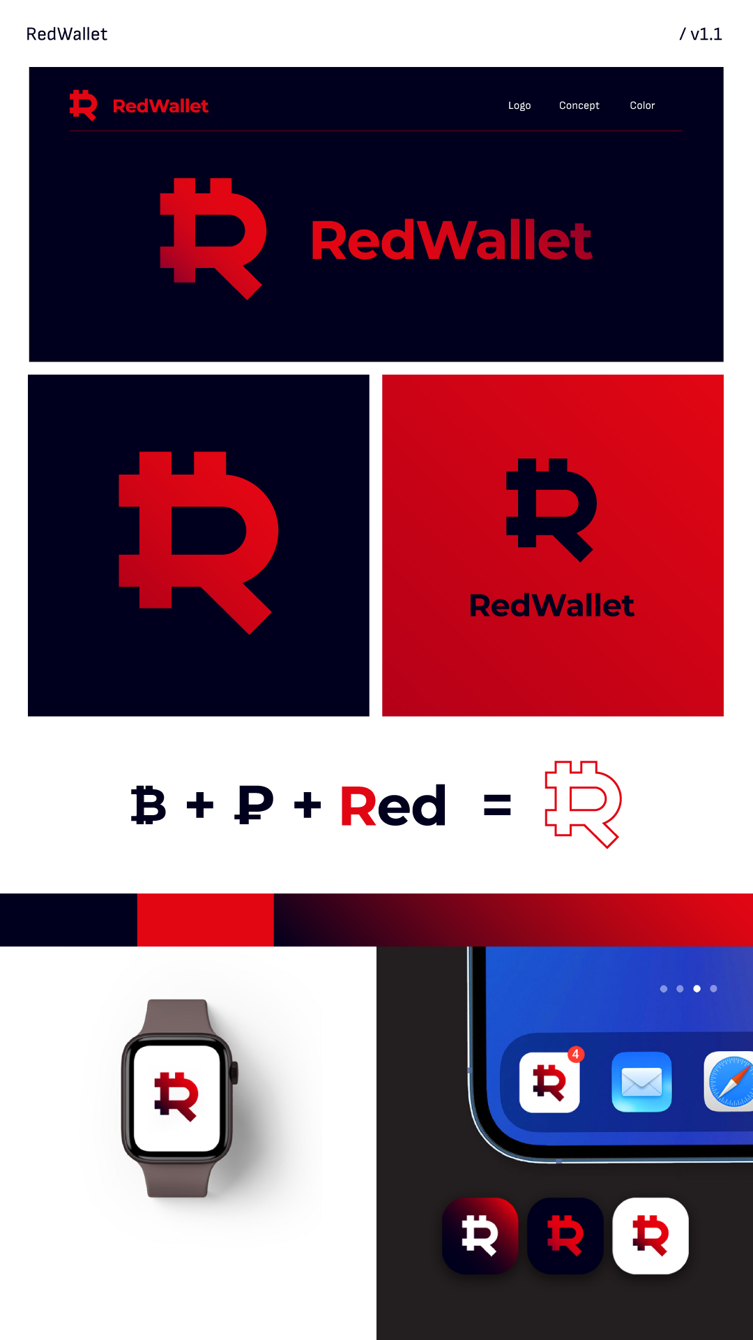 RedWallet / Красный Кошелек/ Айдентика — Изображение №2 — Интерфейсы, Брендинг на Dprofile
