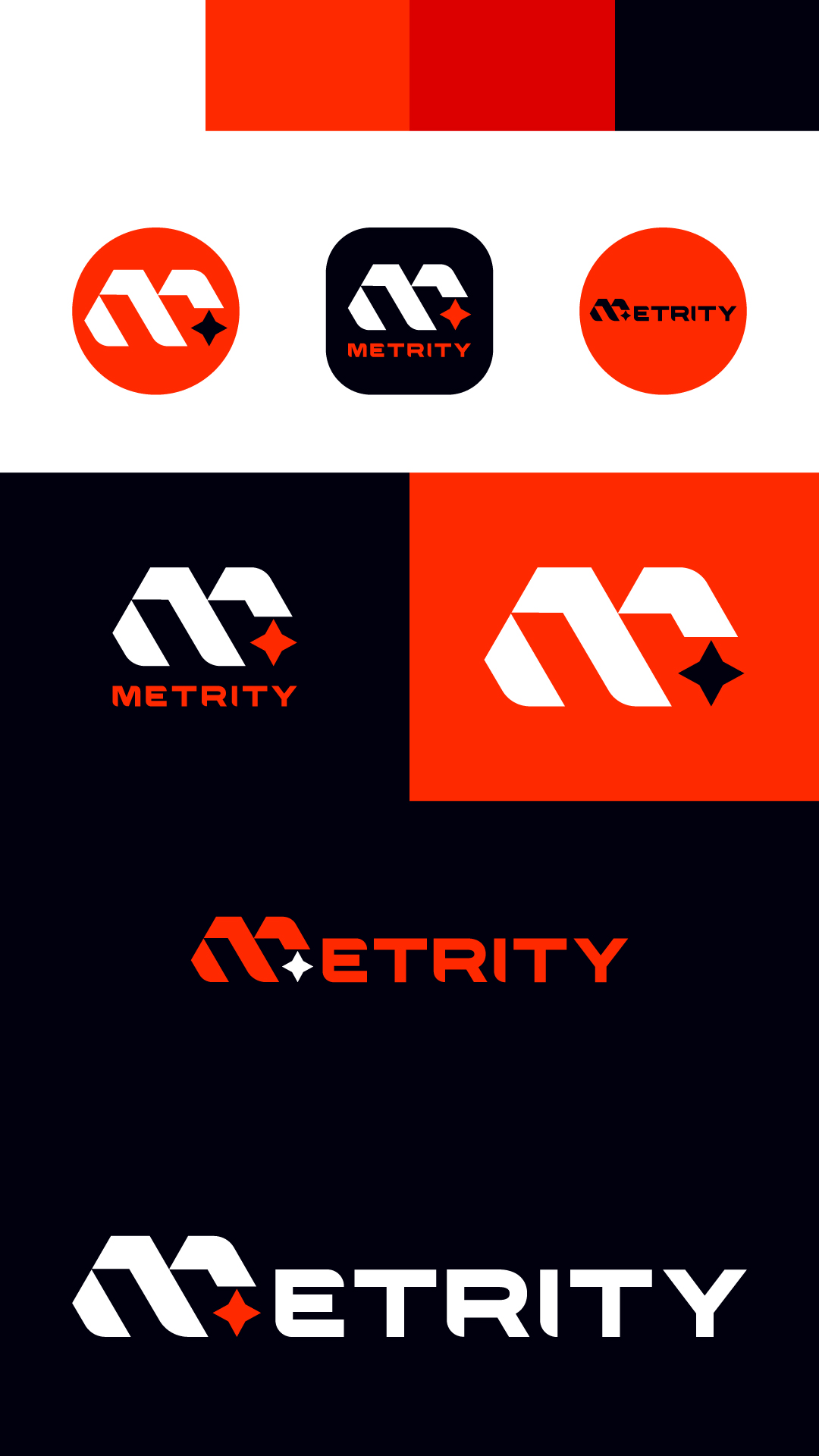 METRITY. Варианты логотипов для платформы автоматической оц… — Изображение №5 — Брендинг на Dprofile